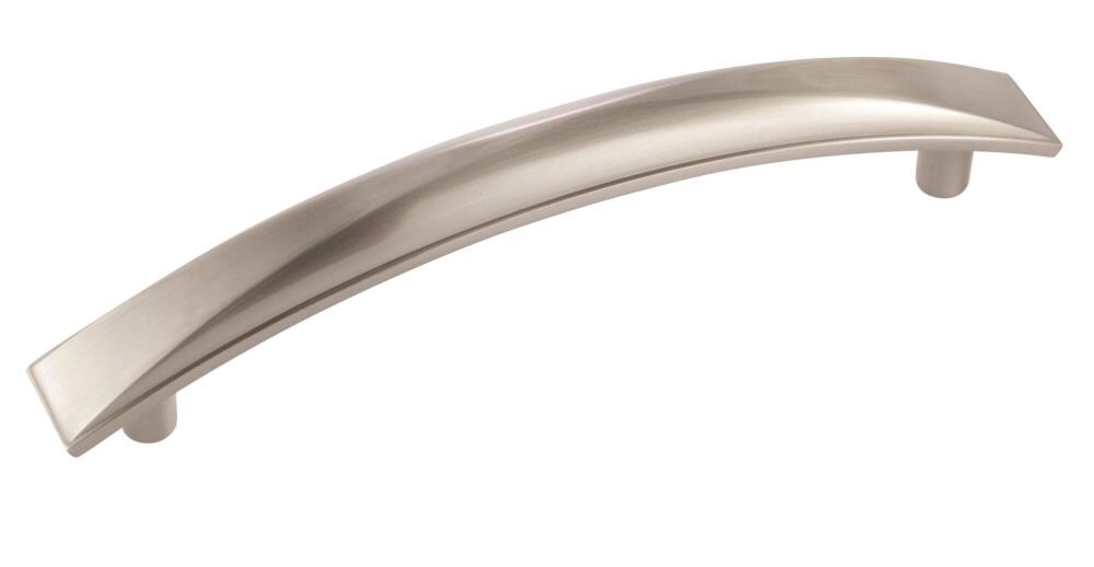 Satin Nickel Modern Cabinet Bar Pull with Mounting Hardware