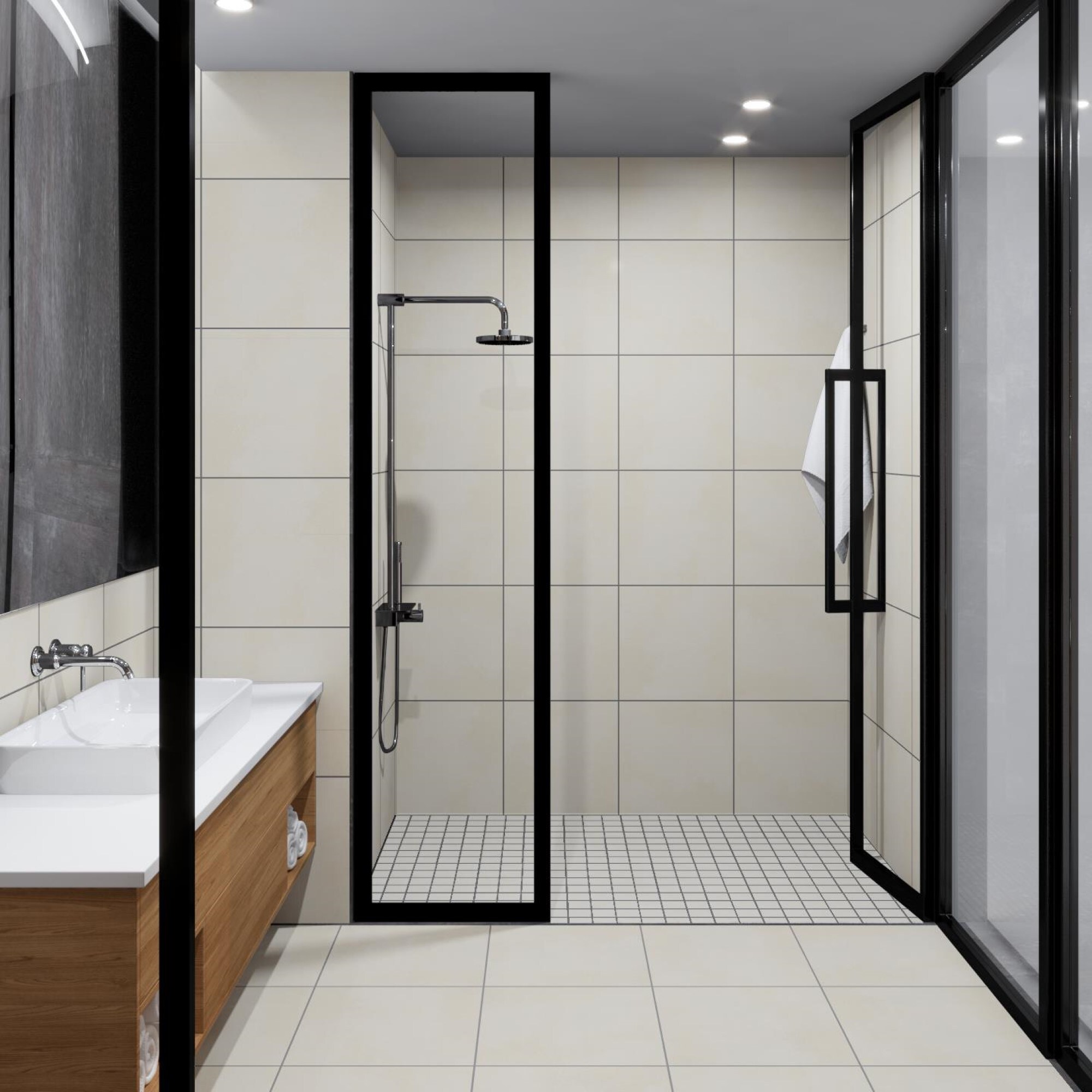 Crossville ChromaColor 6-Pack Cotton 18-in x 18-in Matte Porcelain Stone Look Floor and Wall Tile