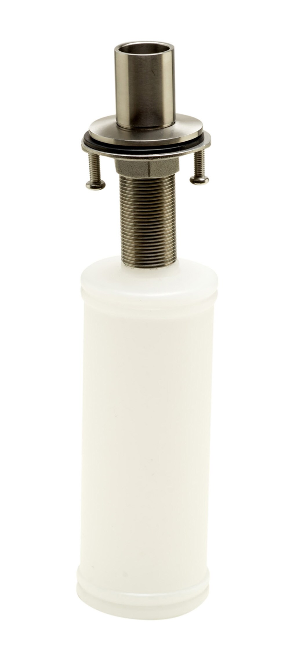 Modern Brushed Stainless Steel Soap Dispenser with 4-1/3" Spout