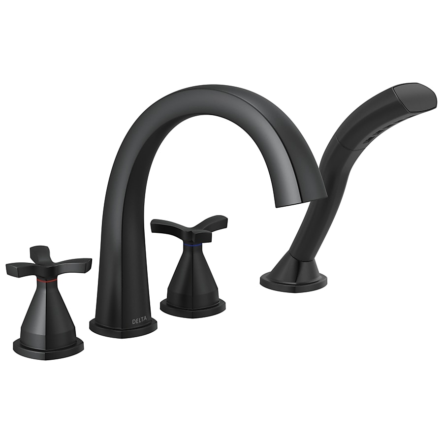 Delta Stryke Matte Black 2-handle Shower Faucet Delta Stryke Matte Black 2-handle Shower Faucet
