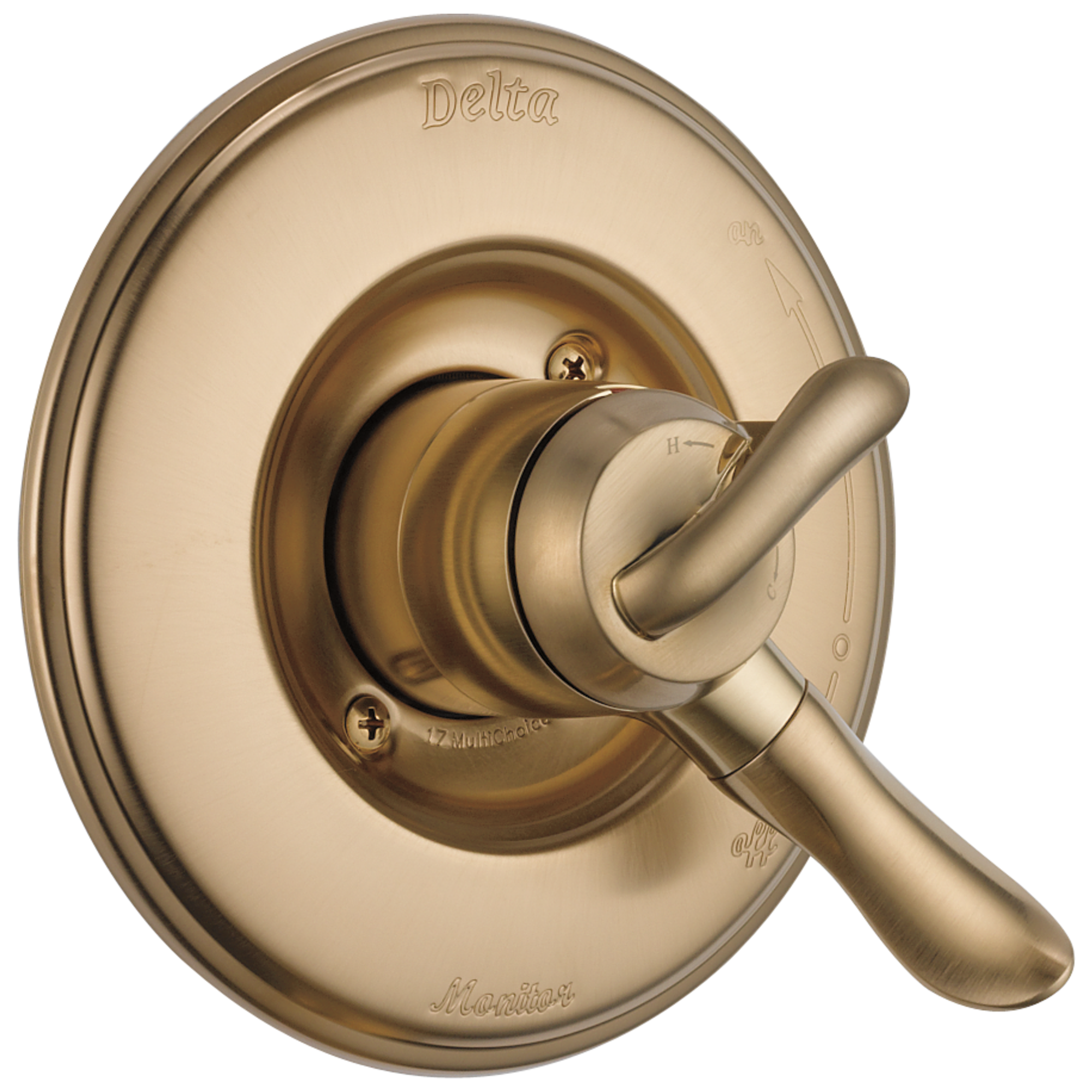 Delta T17094-CZ Linden Champagne Bronze 2.688-in Bathtub/Shower Trim Ring (0.5-in-ID)