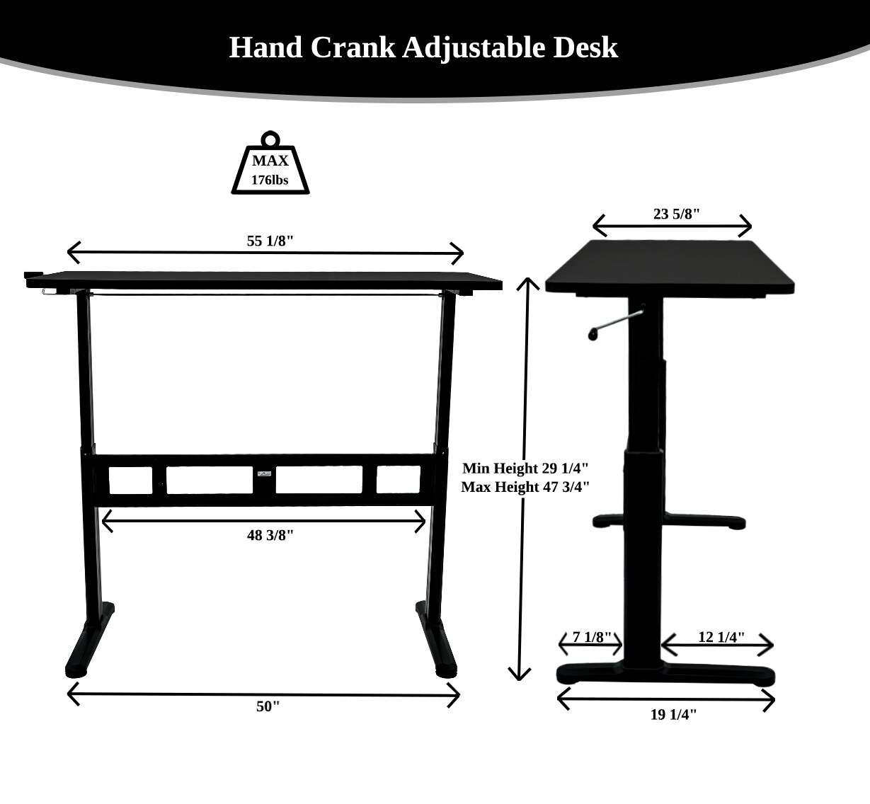 ErgoMax ABC102BKTT desks - View #2