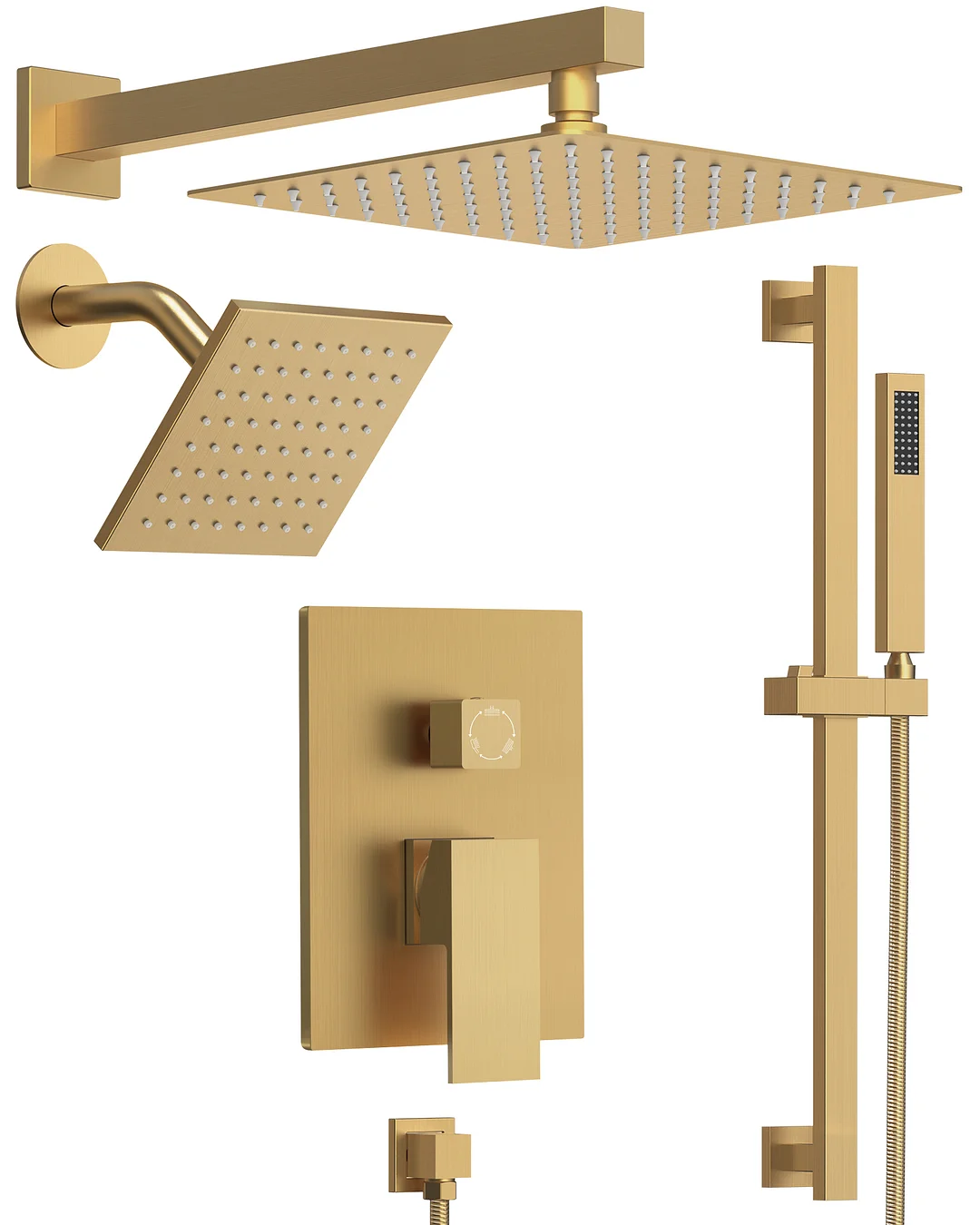 GRANDJOY SFS-1059-GD10 Showerhead-Bar-Panels - View #13