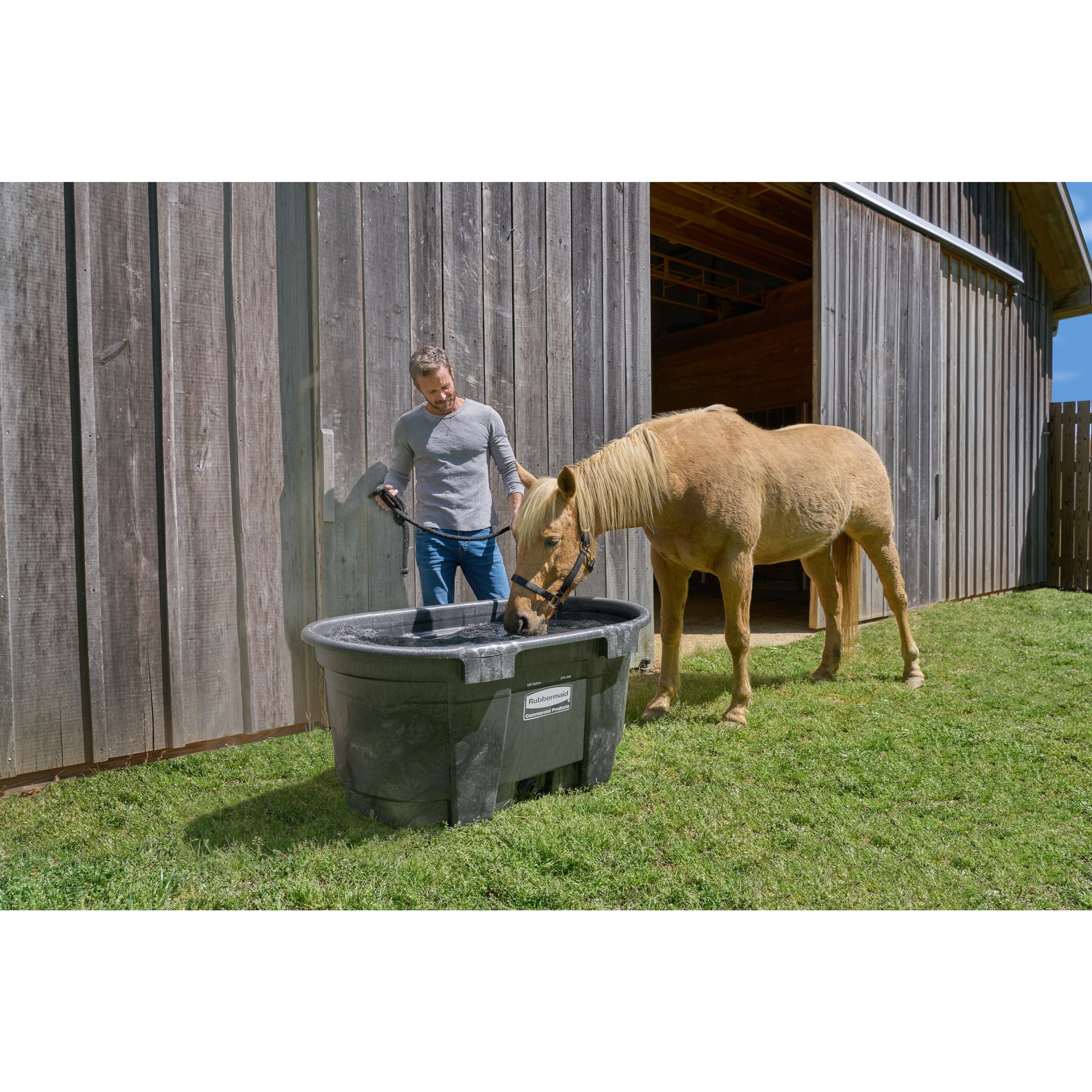 Rubbermaid Commercial Products FG424288BLA Stock-Tanks - View #8