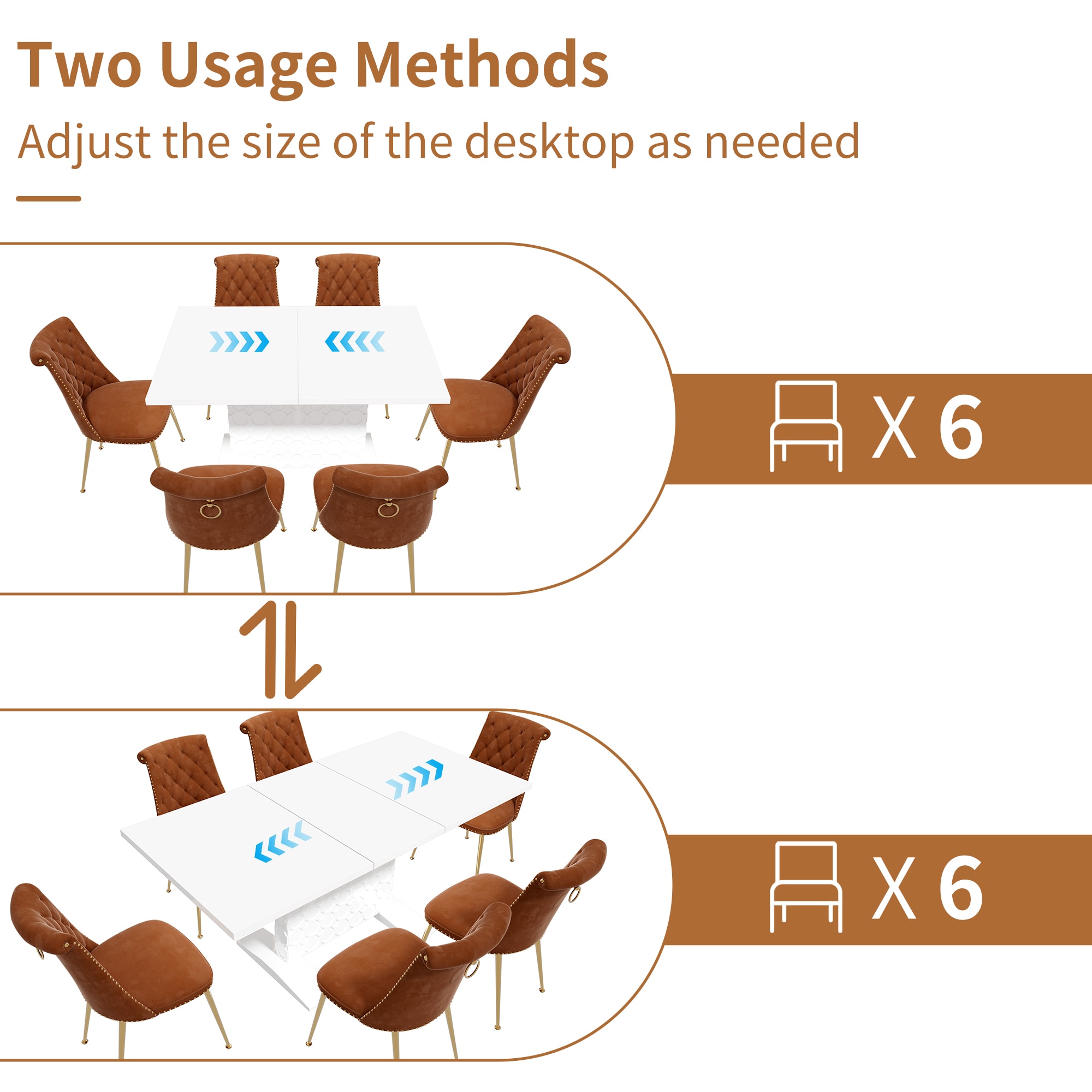 Clihome CL-ST1WH703CF Dining-Sets - View #8