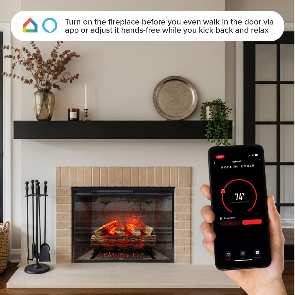 Modern Ember EF-TL-28-CONC Electric-Fireplace-Fireboxes - View #3