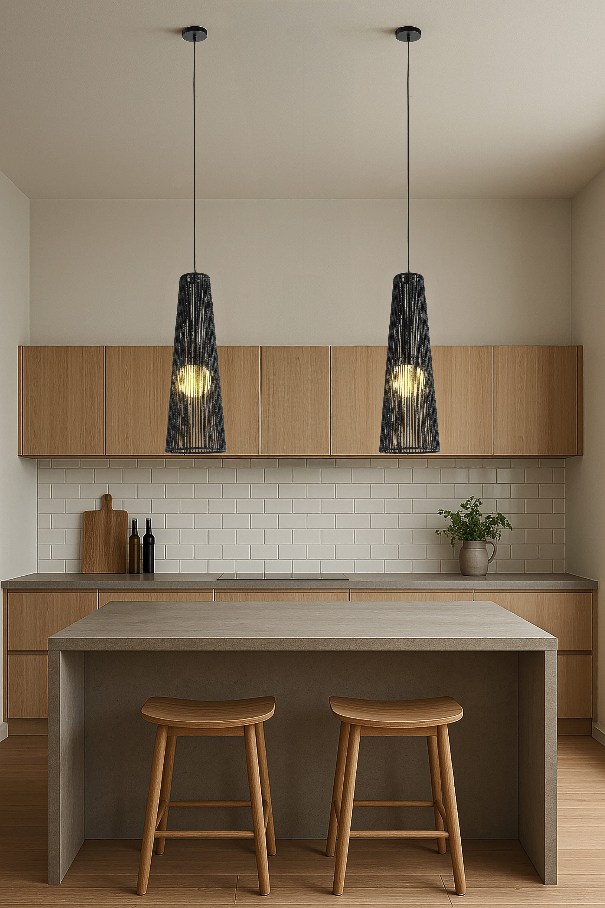 AloaDecor Lighting L7264D13BK12A Pendant-Lights - View #8