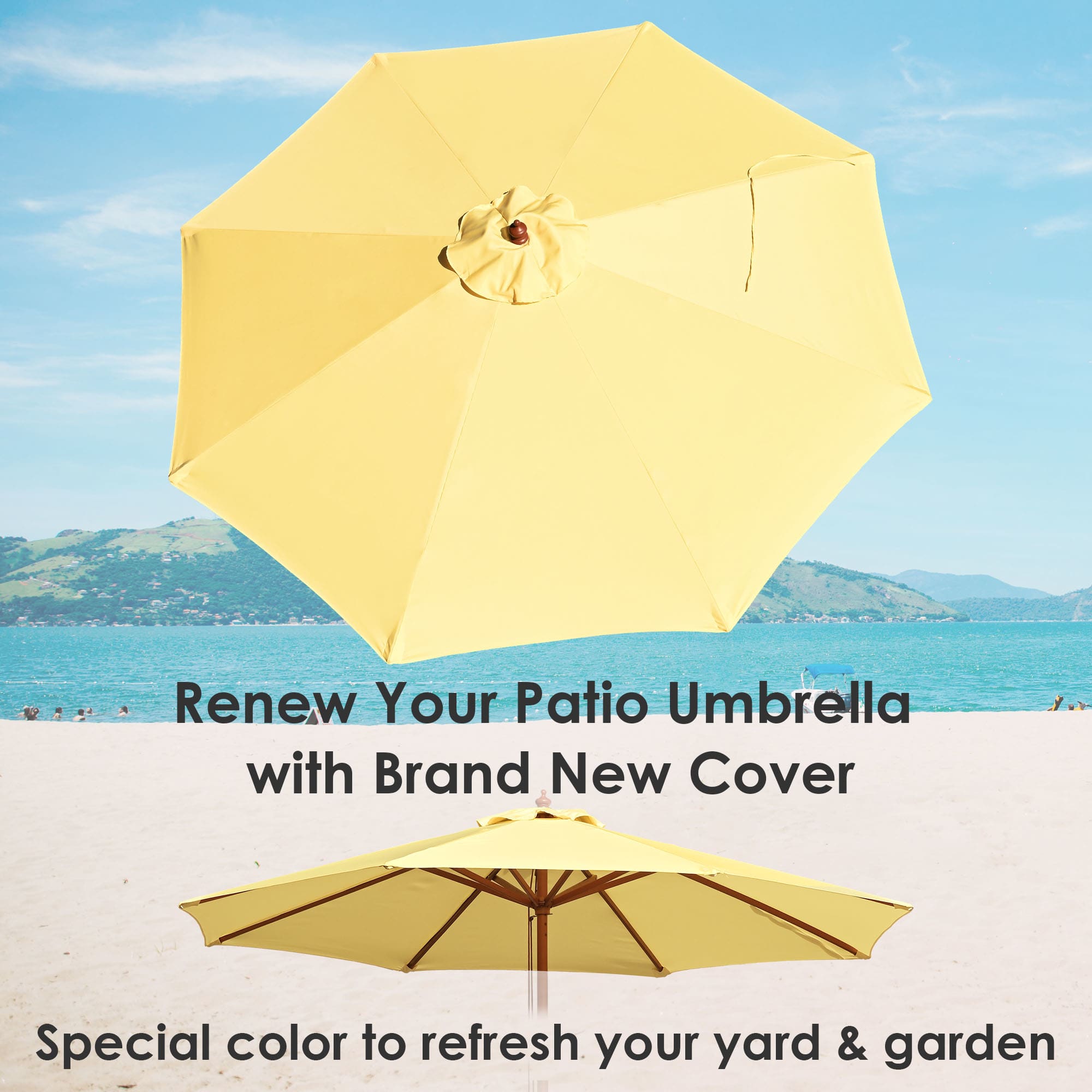Yescom 07UMC001-9FT-01-LO Umbrellas-3 - View #2