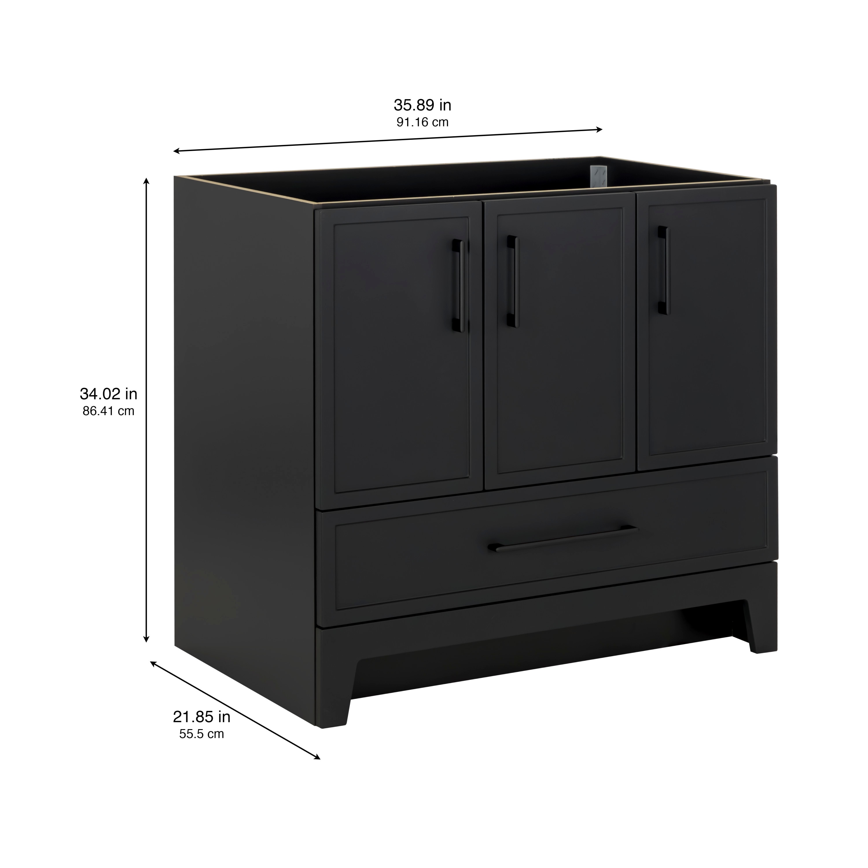 Style Selections ME36P1-MB vanities - View #4