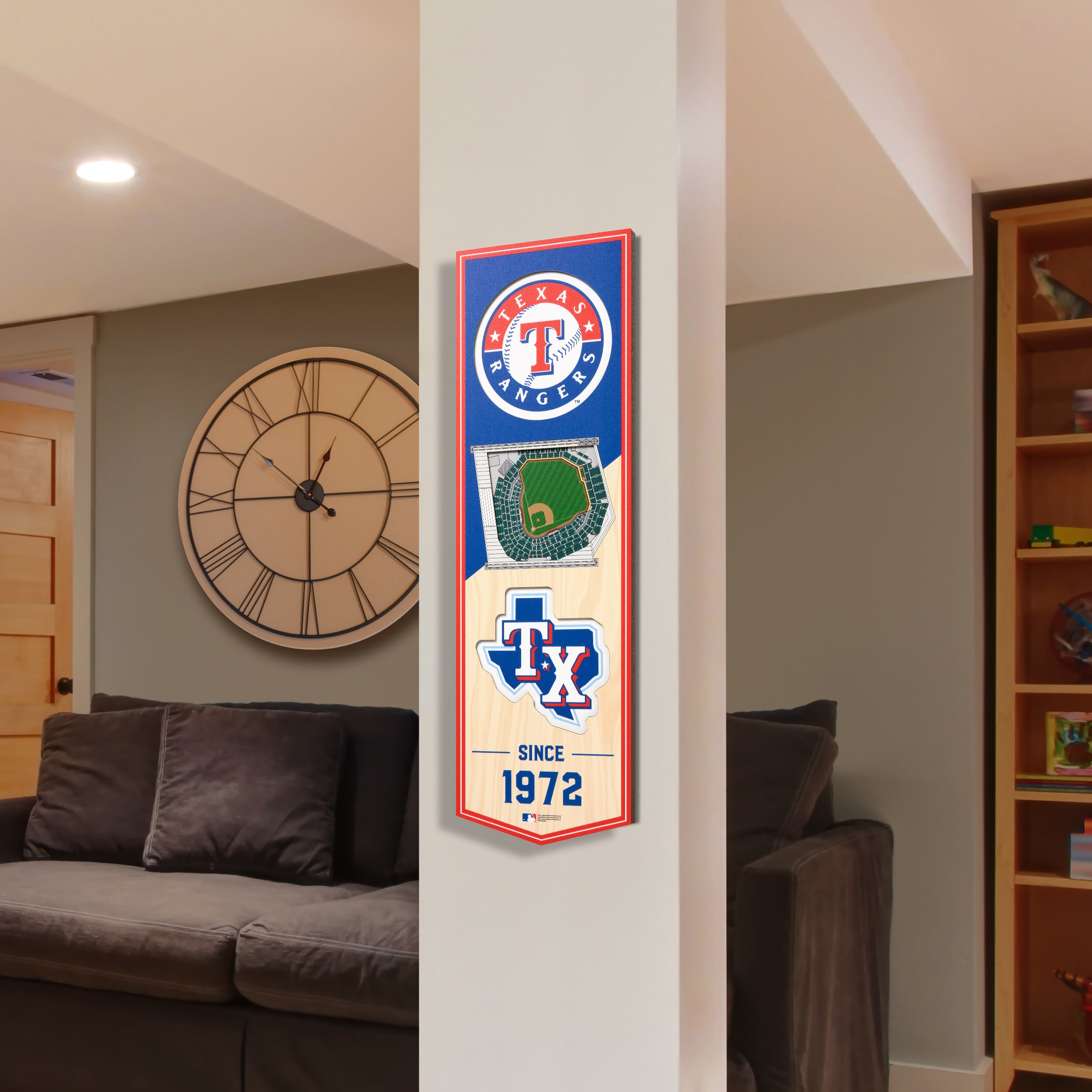 Texas Rangers Official Team Applique Banner - Party Animal – Sports Poster  Warehouse