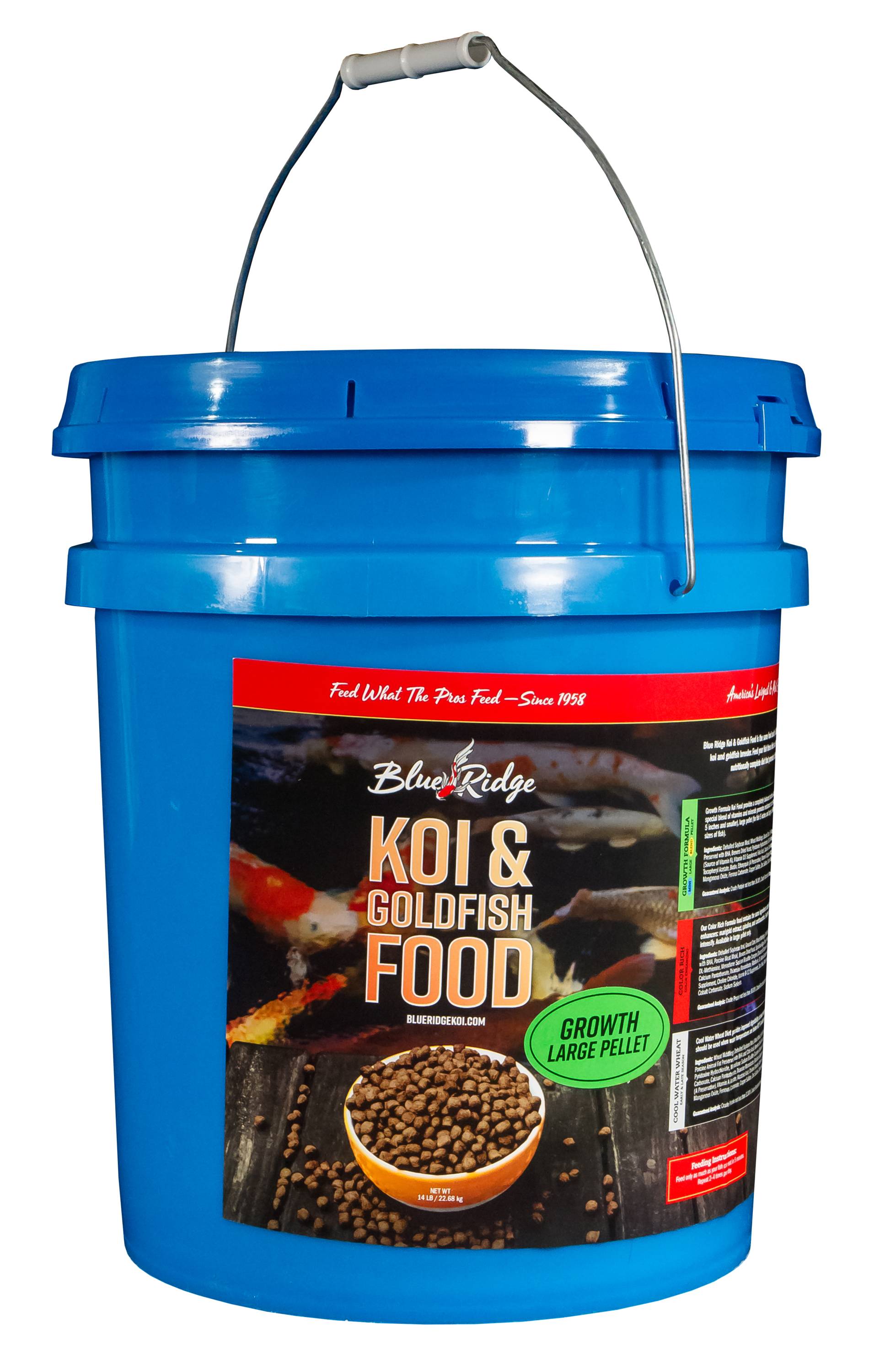 Blue Ridge Koi and Goldfish Blue Ridge Koi and Goldfish 14lb Large Pellet Growth Formula at Lowes