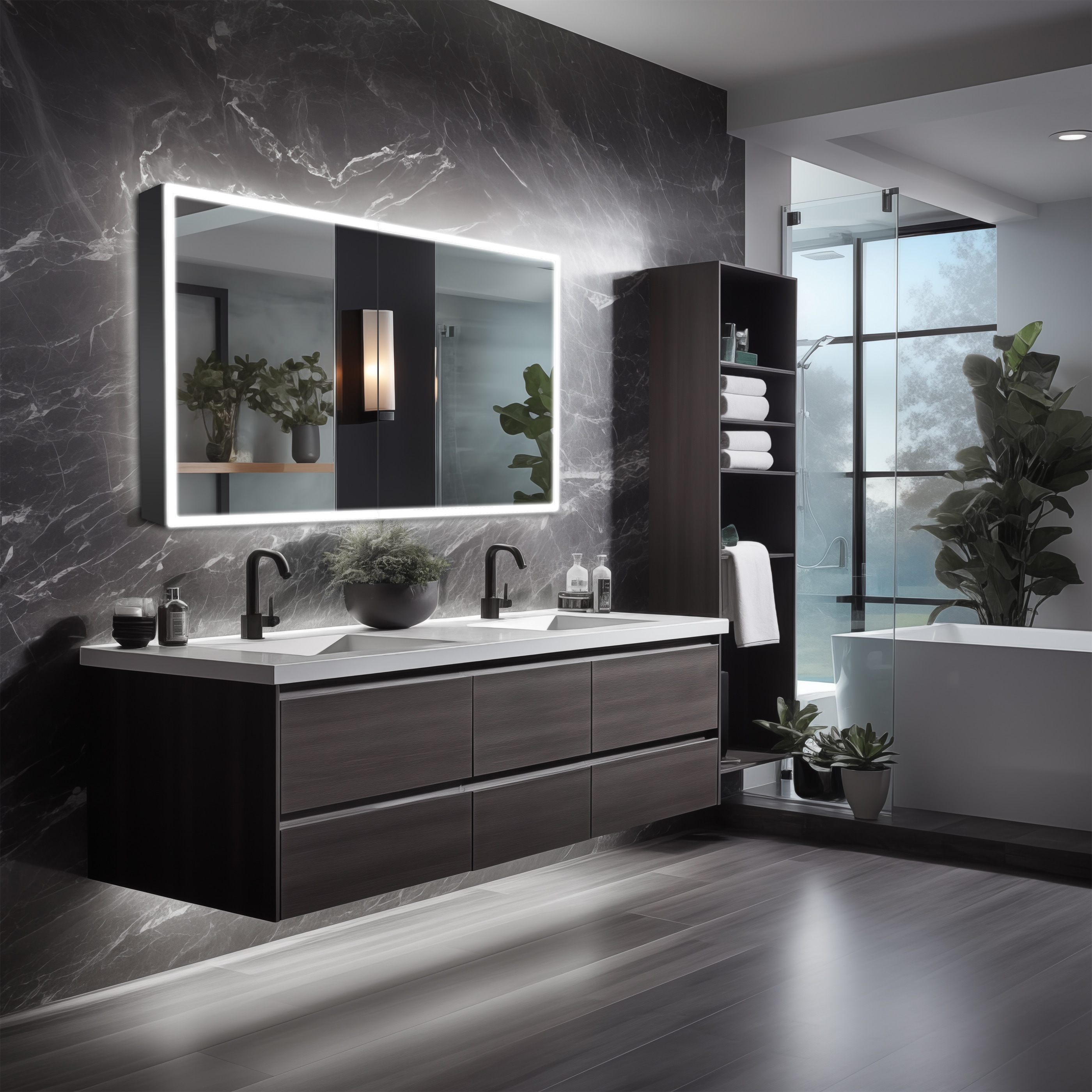 Dreamwerks DANI-005 Bathroom-Medicine-Cabinets - View #4