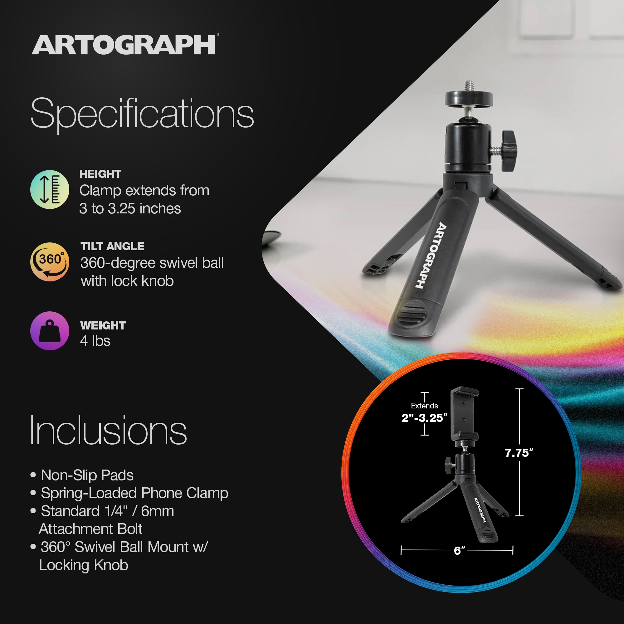 Artograph ARTO-25005 Projector-Mounts - View #4