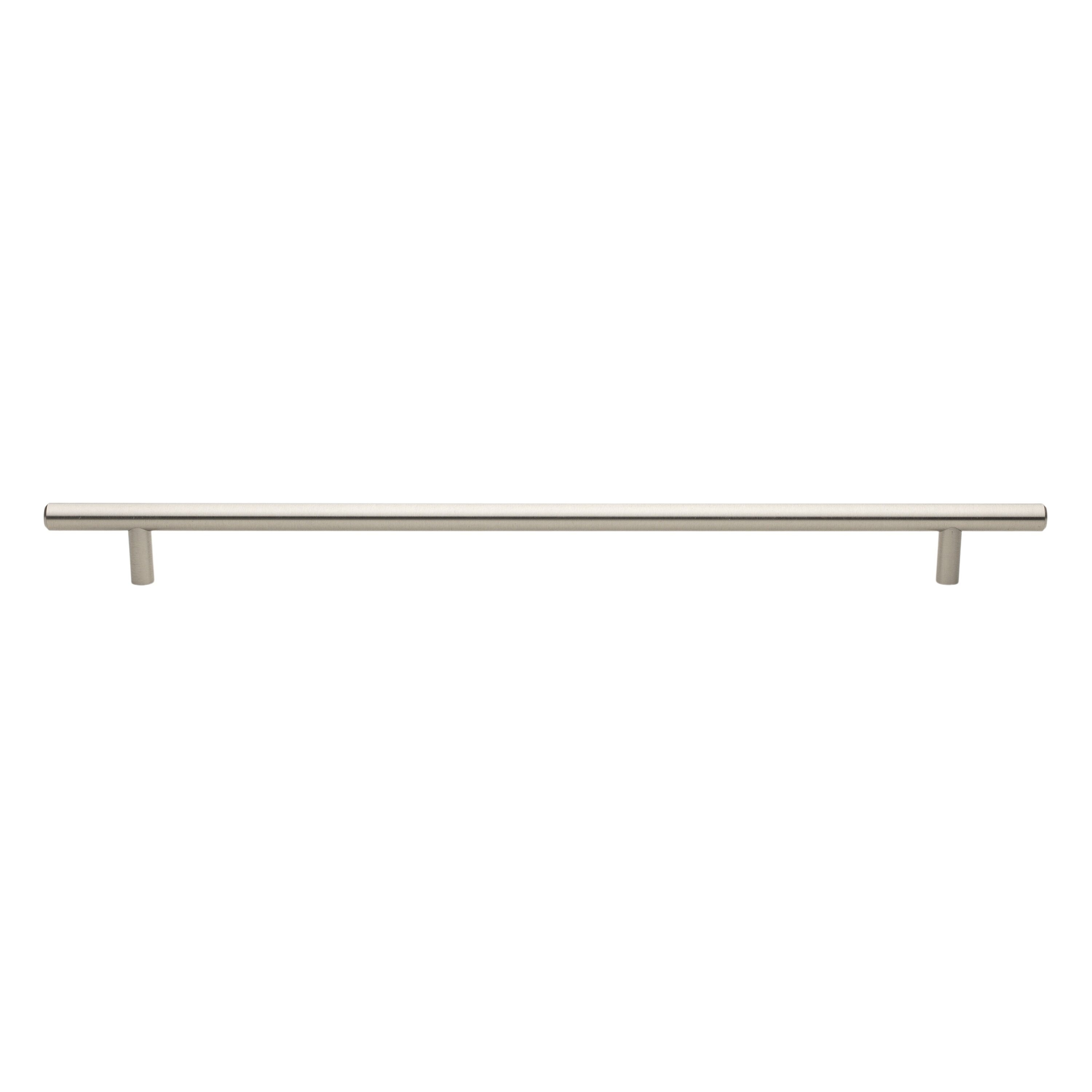 GlideRite Hardware 5016-330-SS-10 13 Inch Center to Center Solid Steel Modern Cabinet Hardware Handle - 5016-330-SS