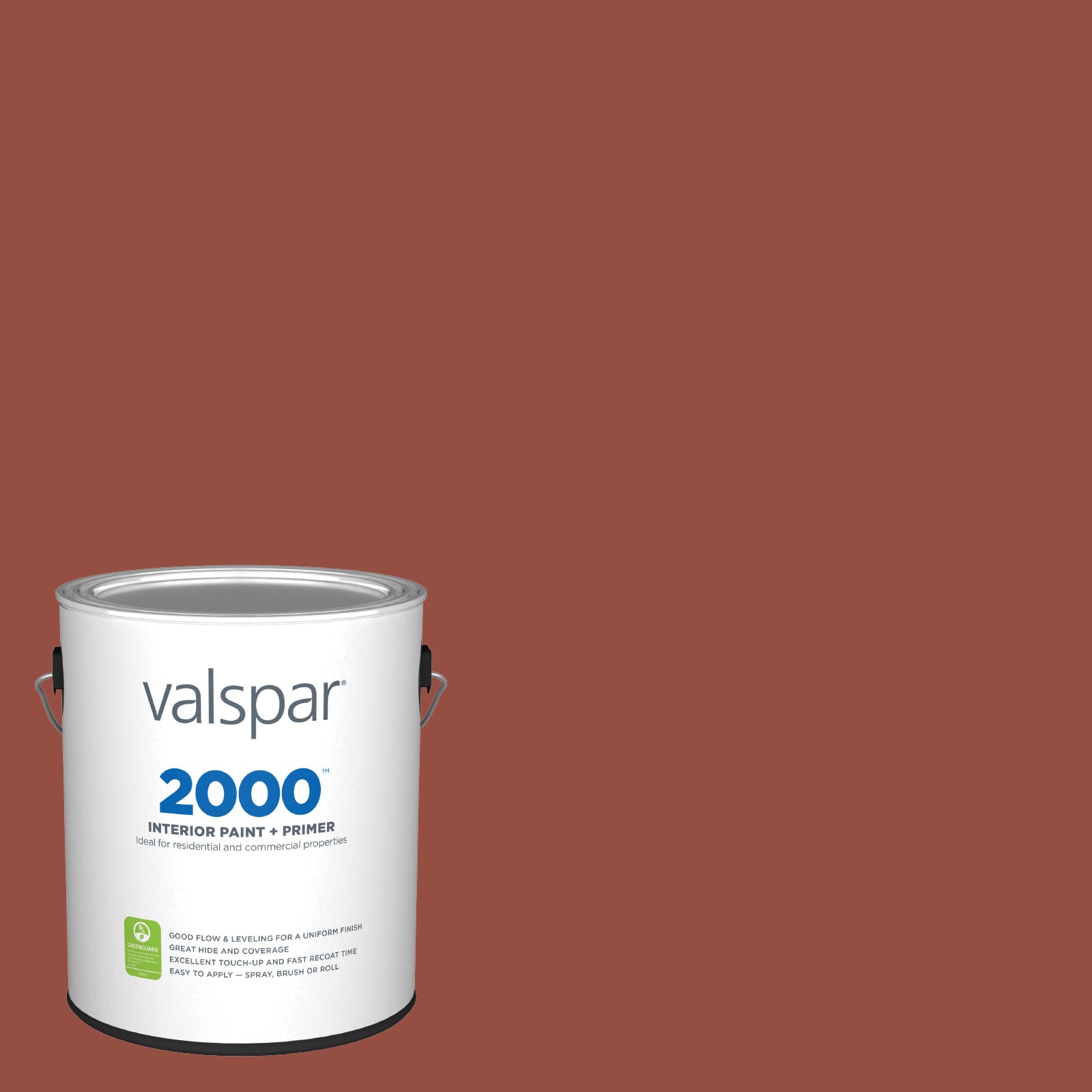 Valspar 2011-7-33854 2000 Semi-gloss Russet Red 2011-7 Latex Interior Paint Paint + Primer ( 1-gallon )