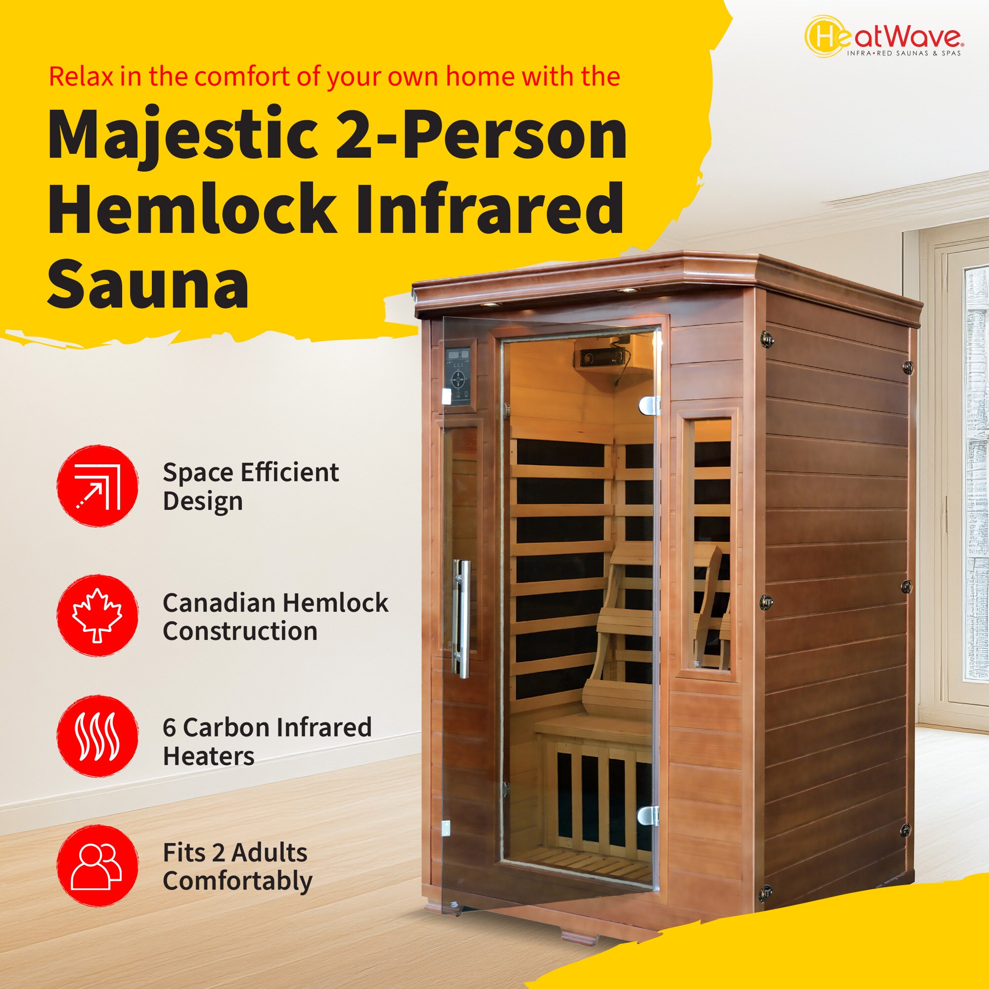 HEAT WAVE SA3209 Indoor-Saunas - View #3