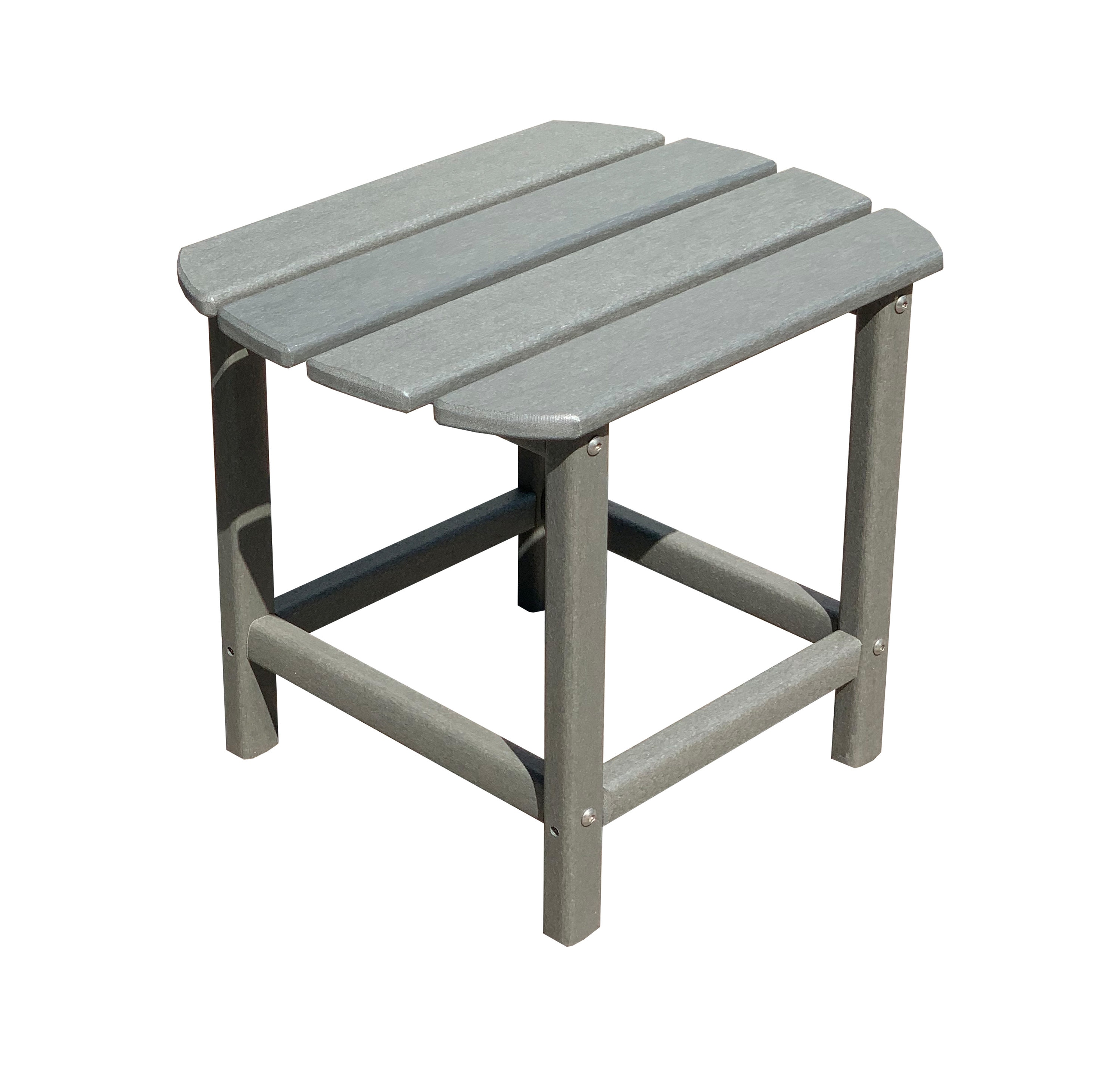 LuXeo Corona side table Rectangle Outdoor End Table 15-in W x 19-in L ...