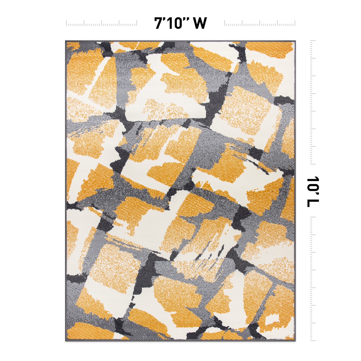 World Rug Gallery 3009YELLOW8X10 rugs - View #2