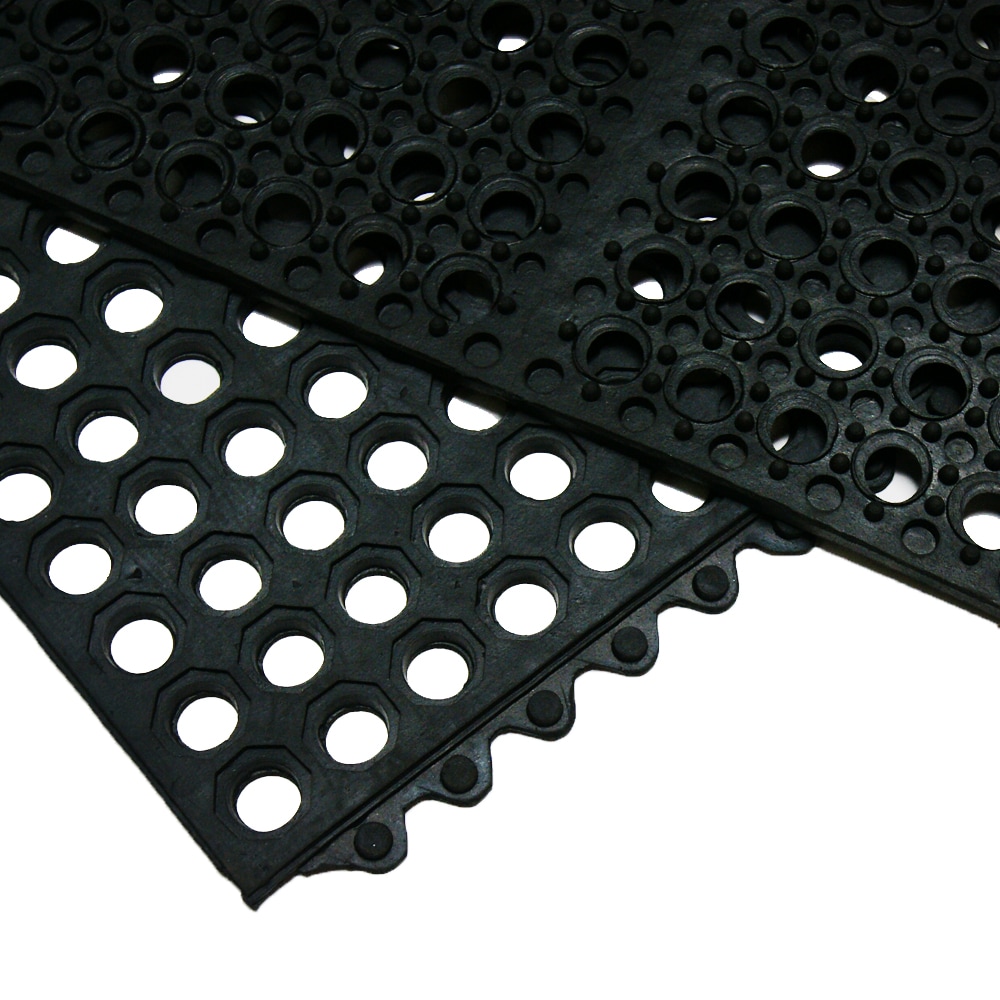 Details about   3 PACK 36' x 60' Black Rubber Anti Fatigue Slip Floor 1/2" Commercial 3' x 5' 