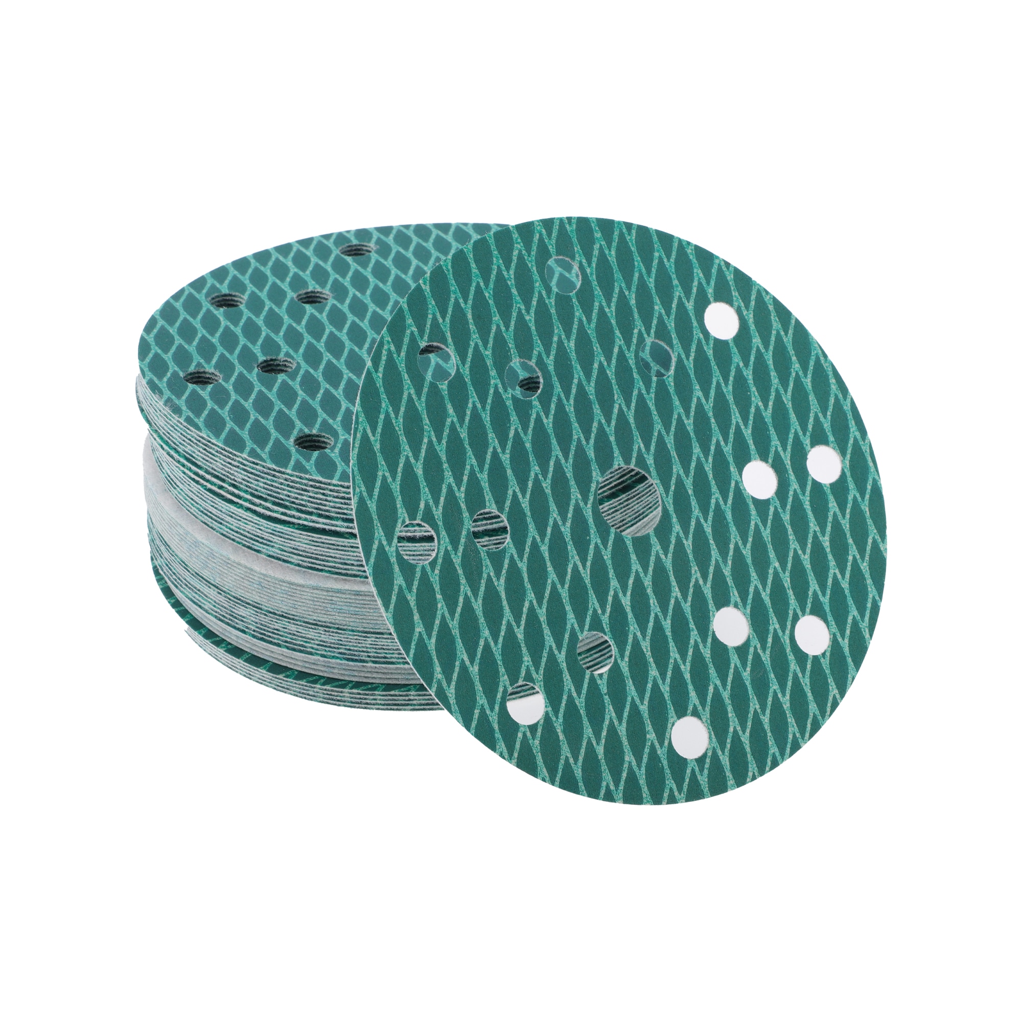 Unique Bargains 50pcs Sanding Discs 6 Inch 15 Hole 400 Grit Hook and Loop Sandpaper Universal for Metal Automotive Repair Durability and Flexibility Aluminum Oxide Paper Blue