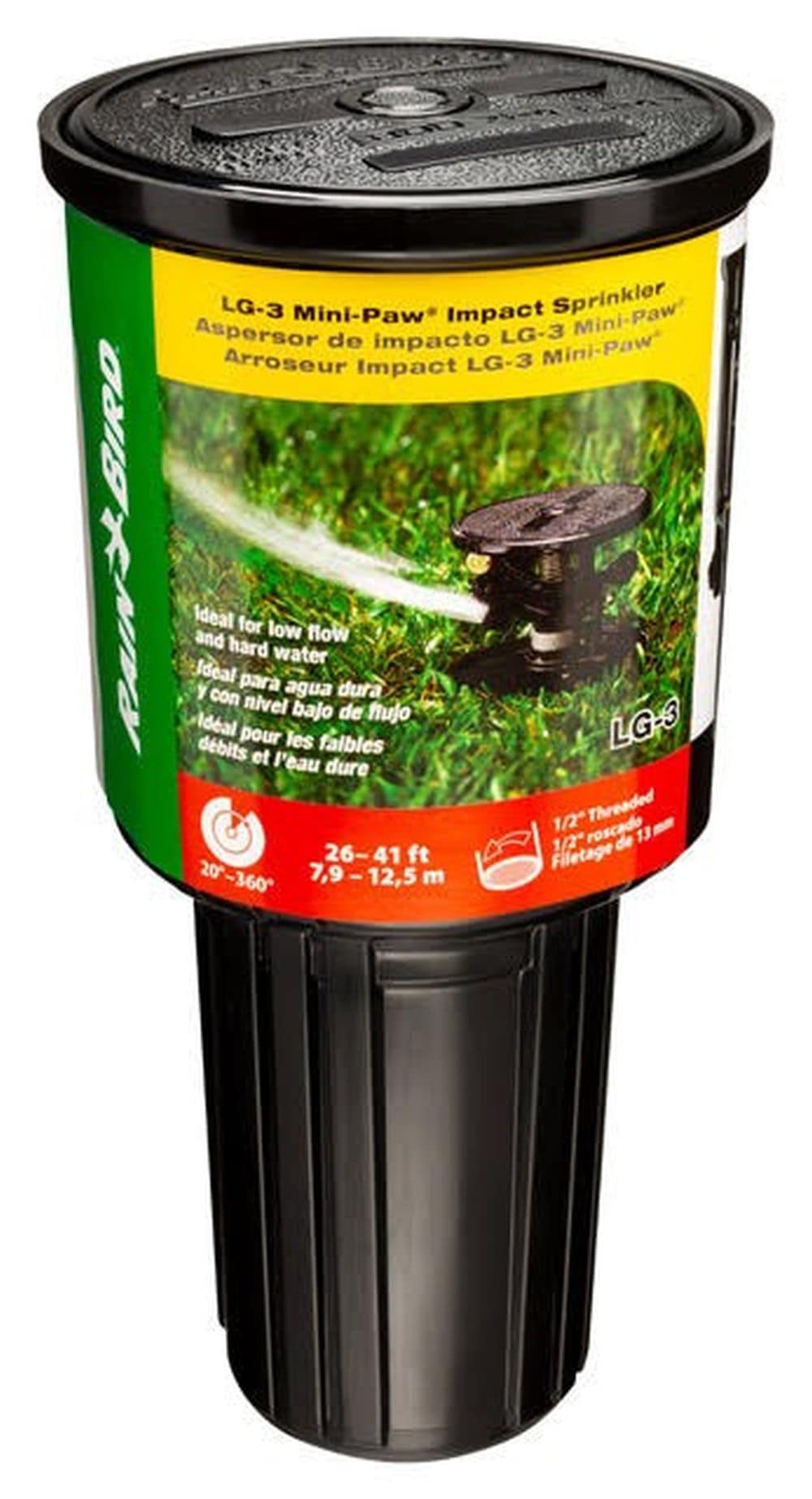 ea  Rainbird Mini-Paw LG-3 Pop Up Low Gallon Impact Sprinkler Heads 2 
