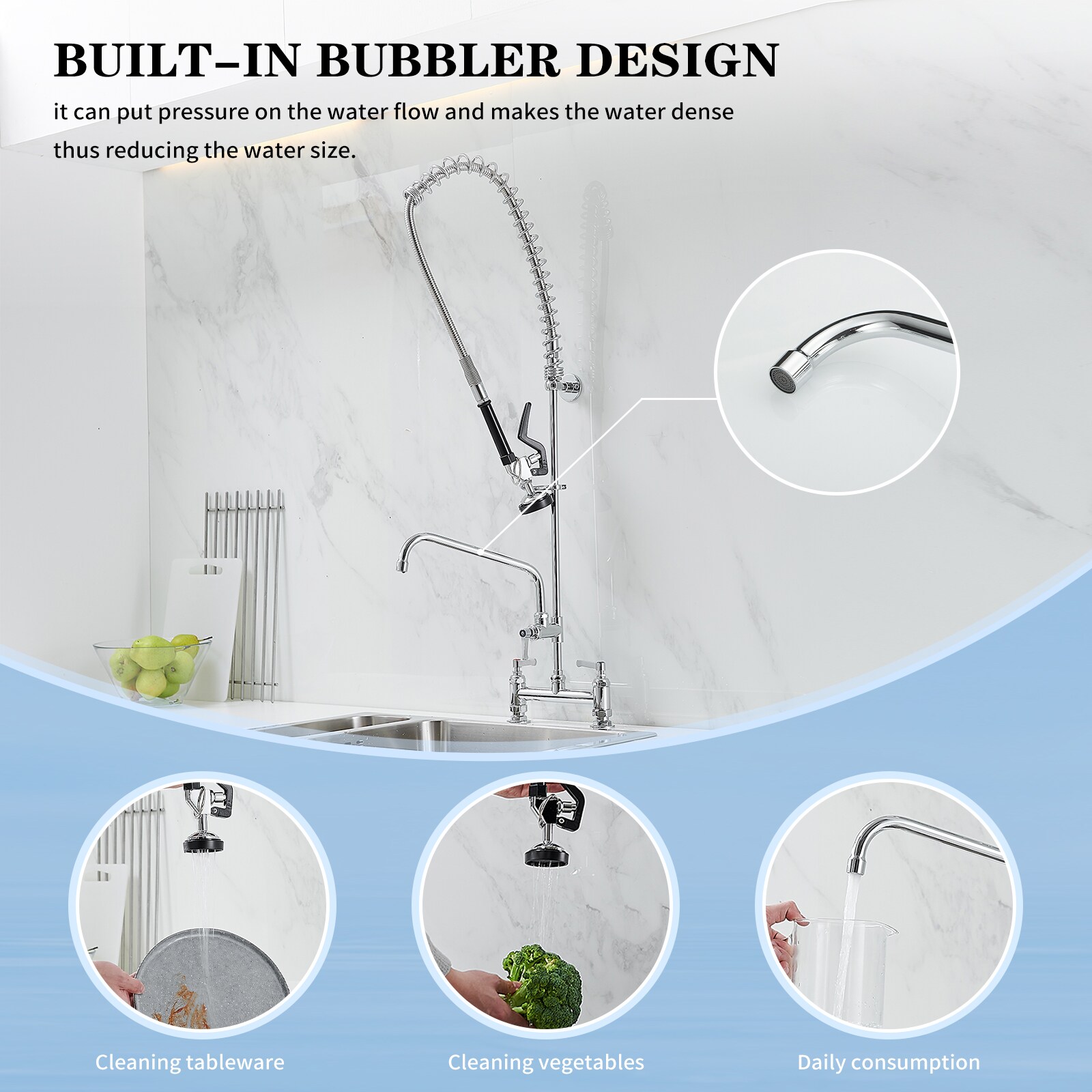 BWE A-94262H-C Kitchen-Faucets - View #3