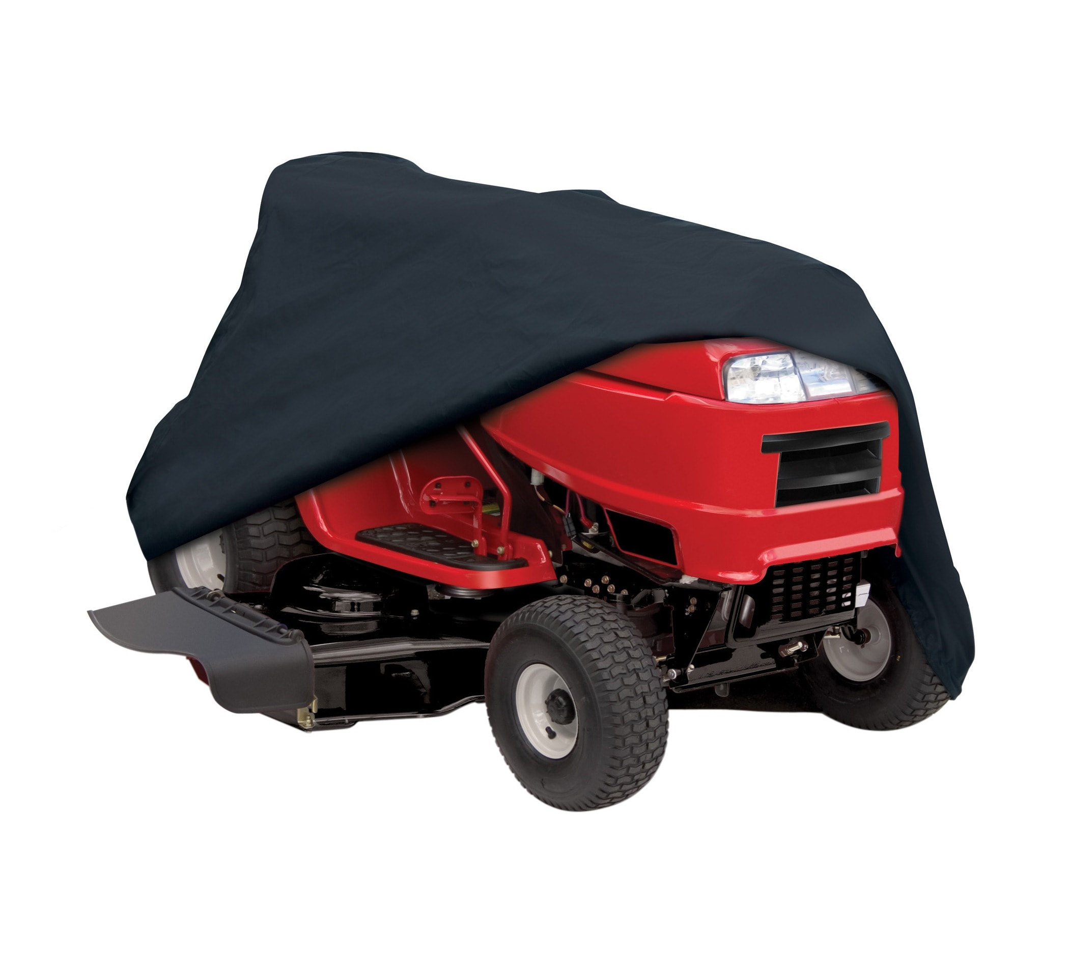 Classic Accessories 55-081-010401-00 70-in L x 46-in W x 42.5-in H, Black, Lawn Tractor Cover
