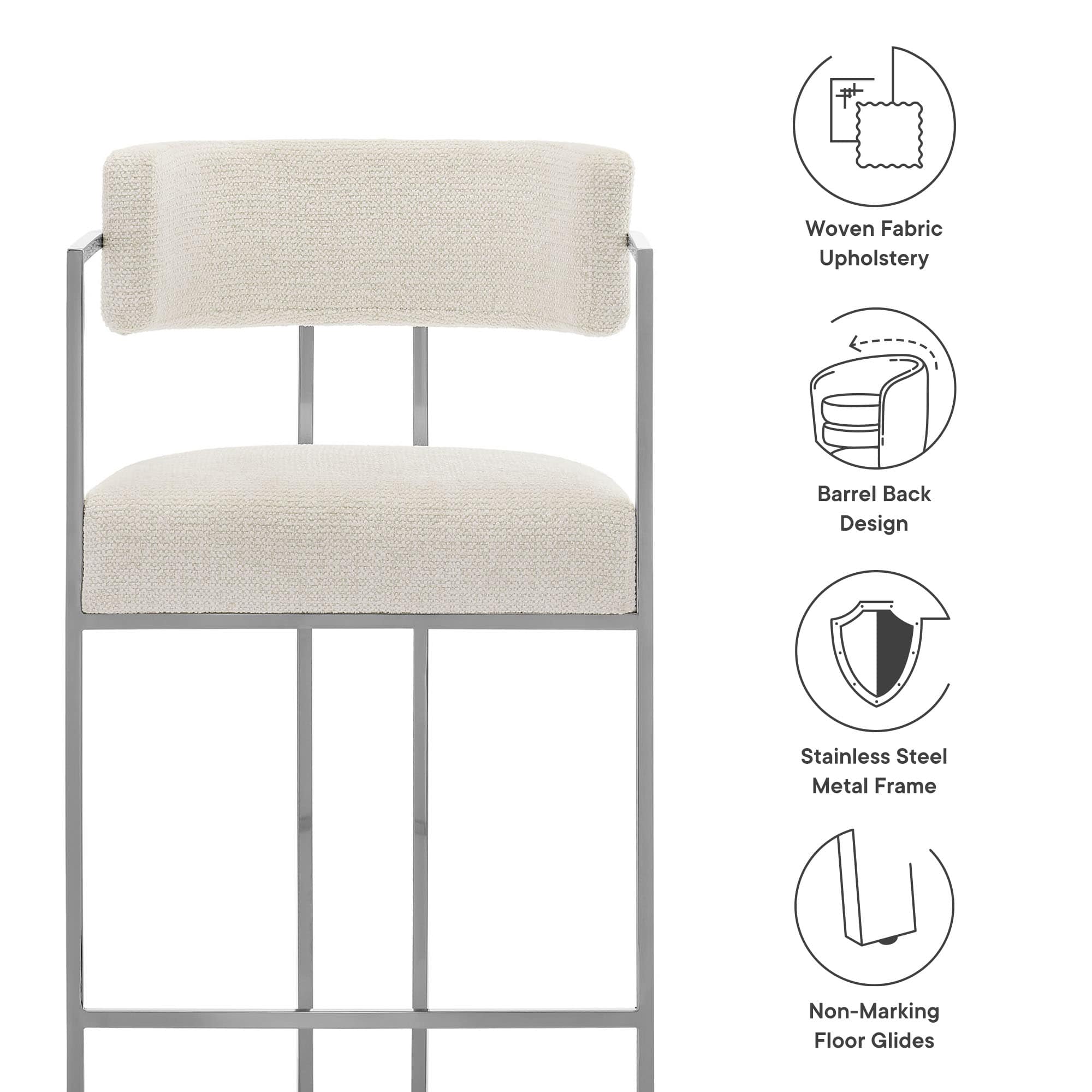 Modway EEI-7227-SLV-CRE stools - View #2