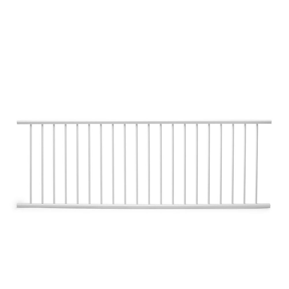 Deckorators Classic Aluminum Textured White Aluminum Deck Rail Kit At 0489