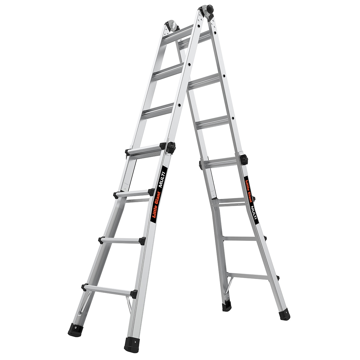 Little Giant Ladders Multi M17 18-ft Reach Type 1a- 300-lb Load Capacity  Telescoping Multi-Position Ladder in the Multi-Position Ladders department  at