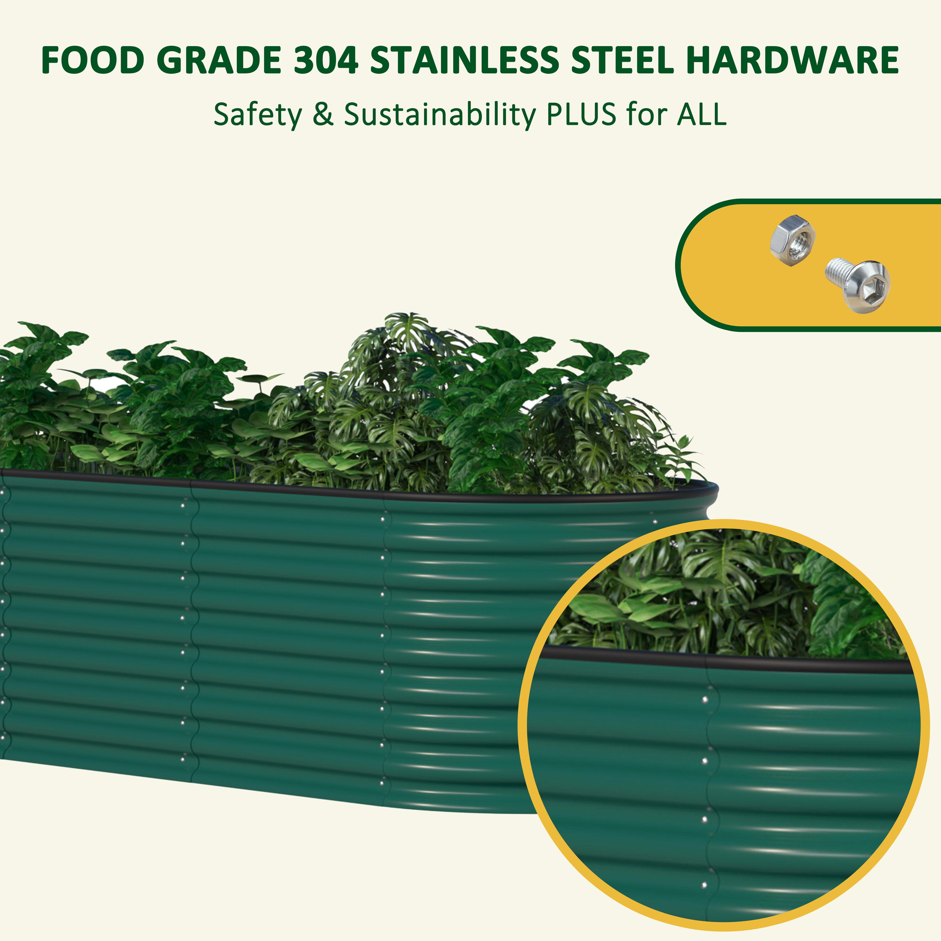 VEIKOUS PG0102-82-03GE Raised-Garden-Beds - View #7