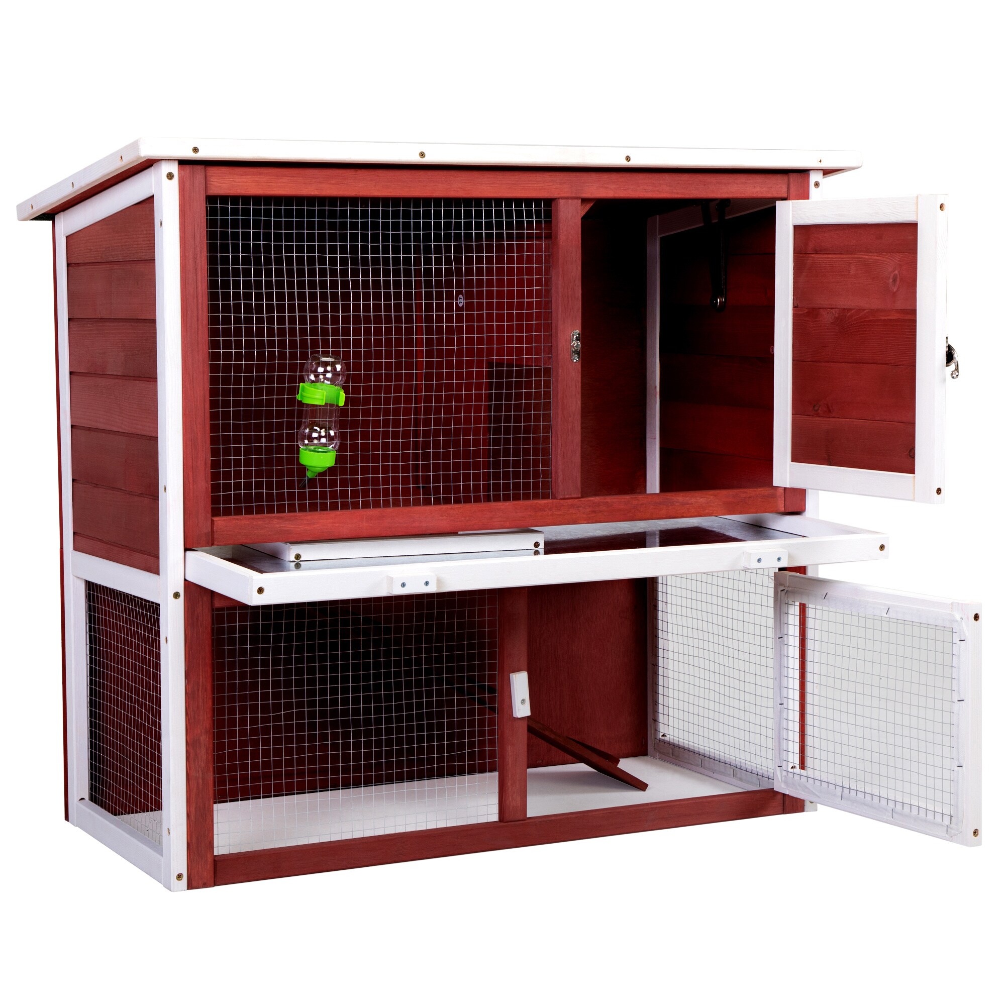 Siavonce XHP3JZW Chicken-Coops-Rabbit-Hutches - View #4