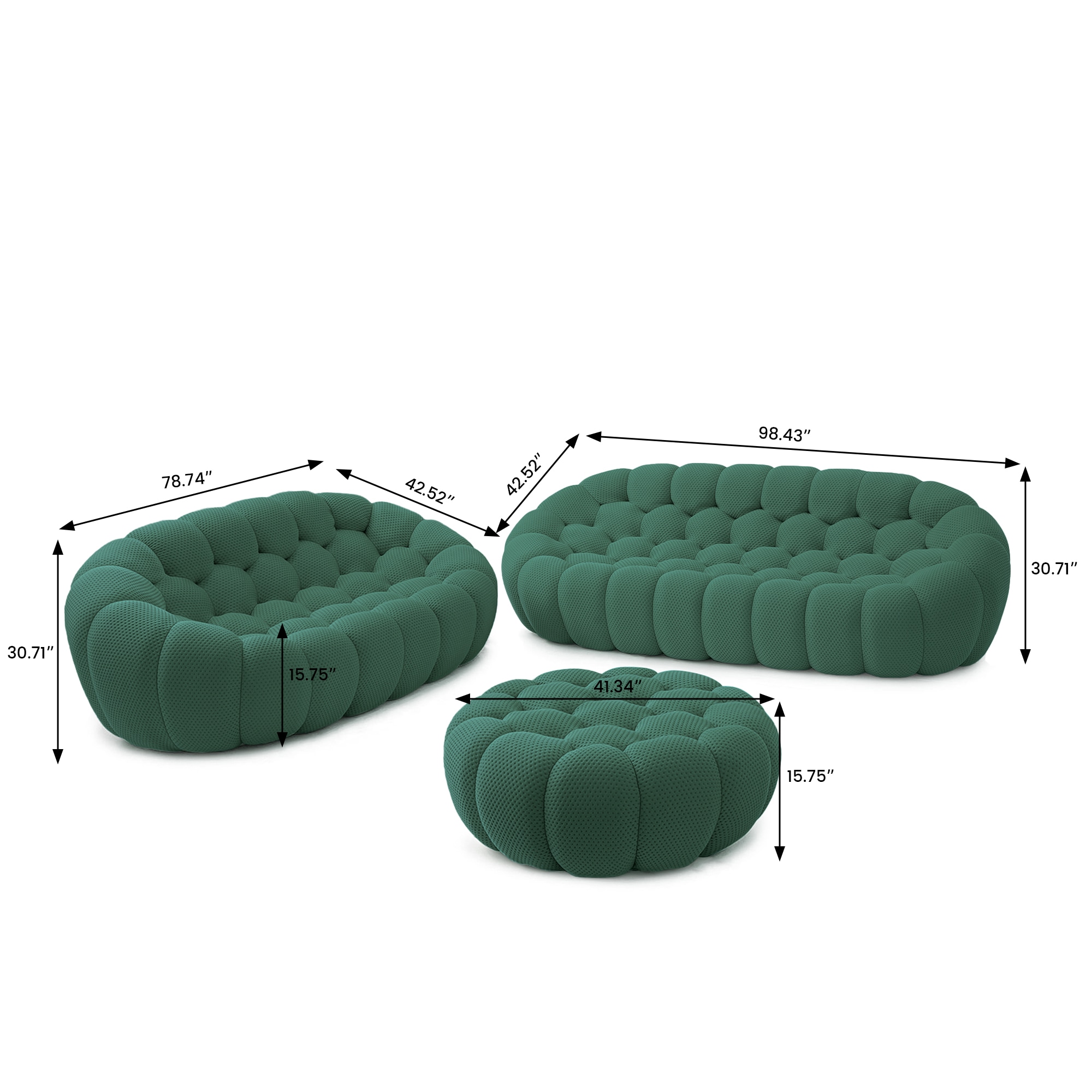 BuotiqHom DH-SF234-133GN Living-Room-Sets - View #3