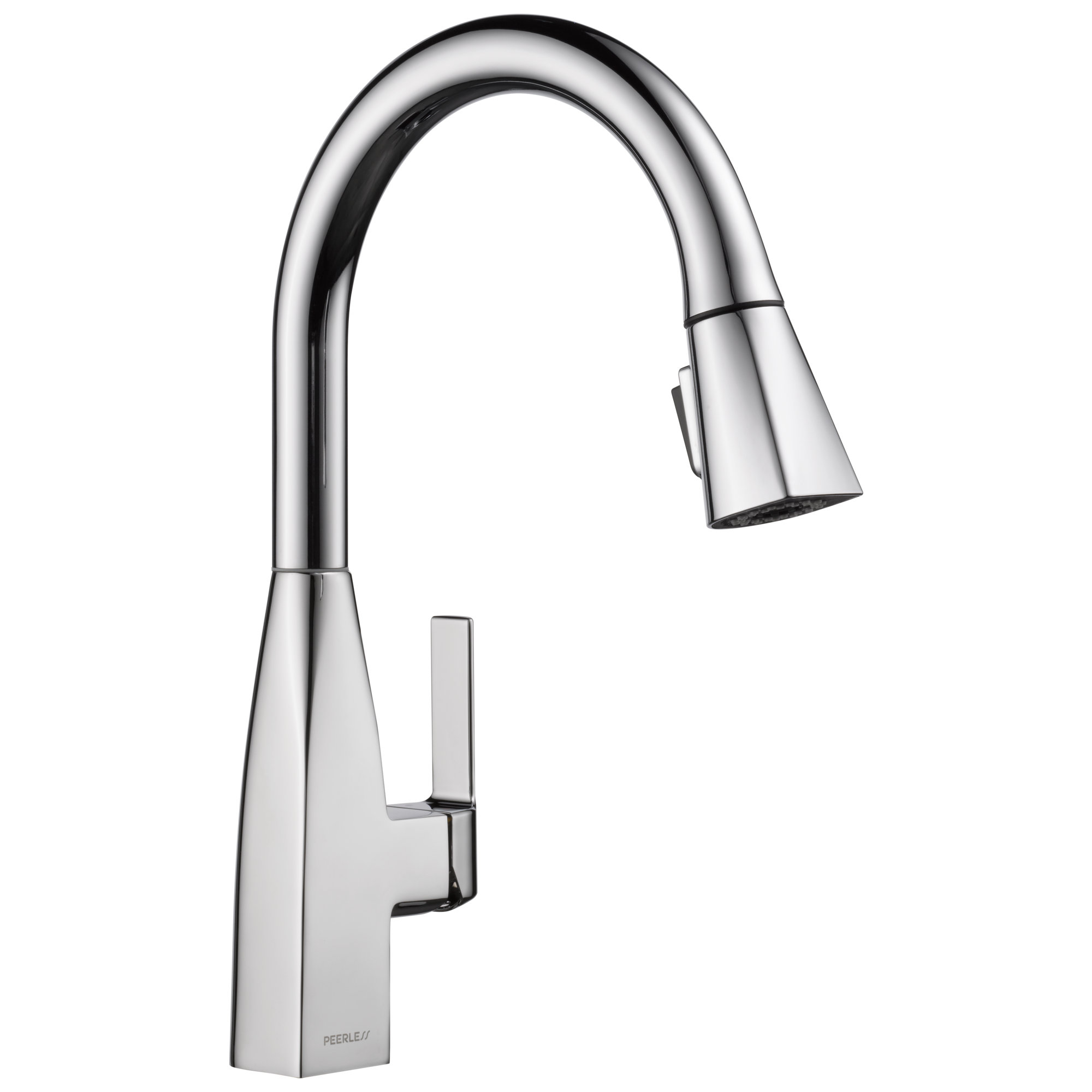 Peerless P7919LF Xander Chrome Single Handle Deck-mount Pull-down Kitchen Faucet with Sprayer