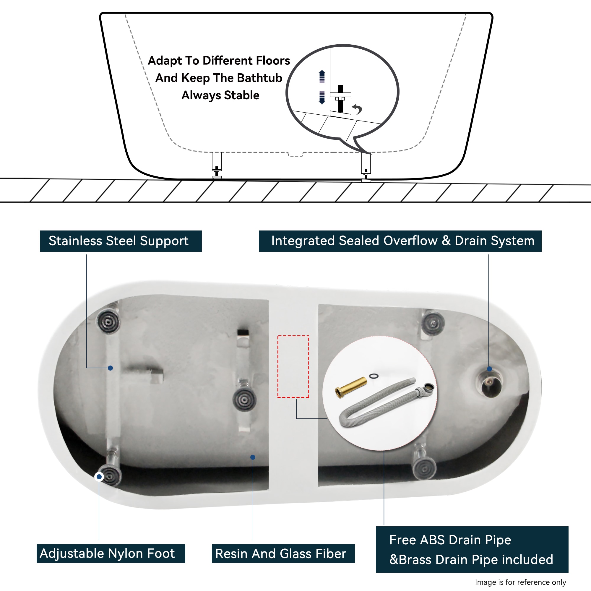 CASAINC CV-WBT20 bathtubs - View #4