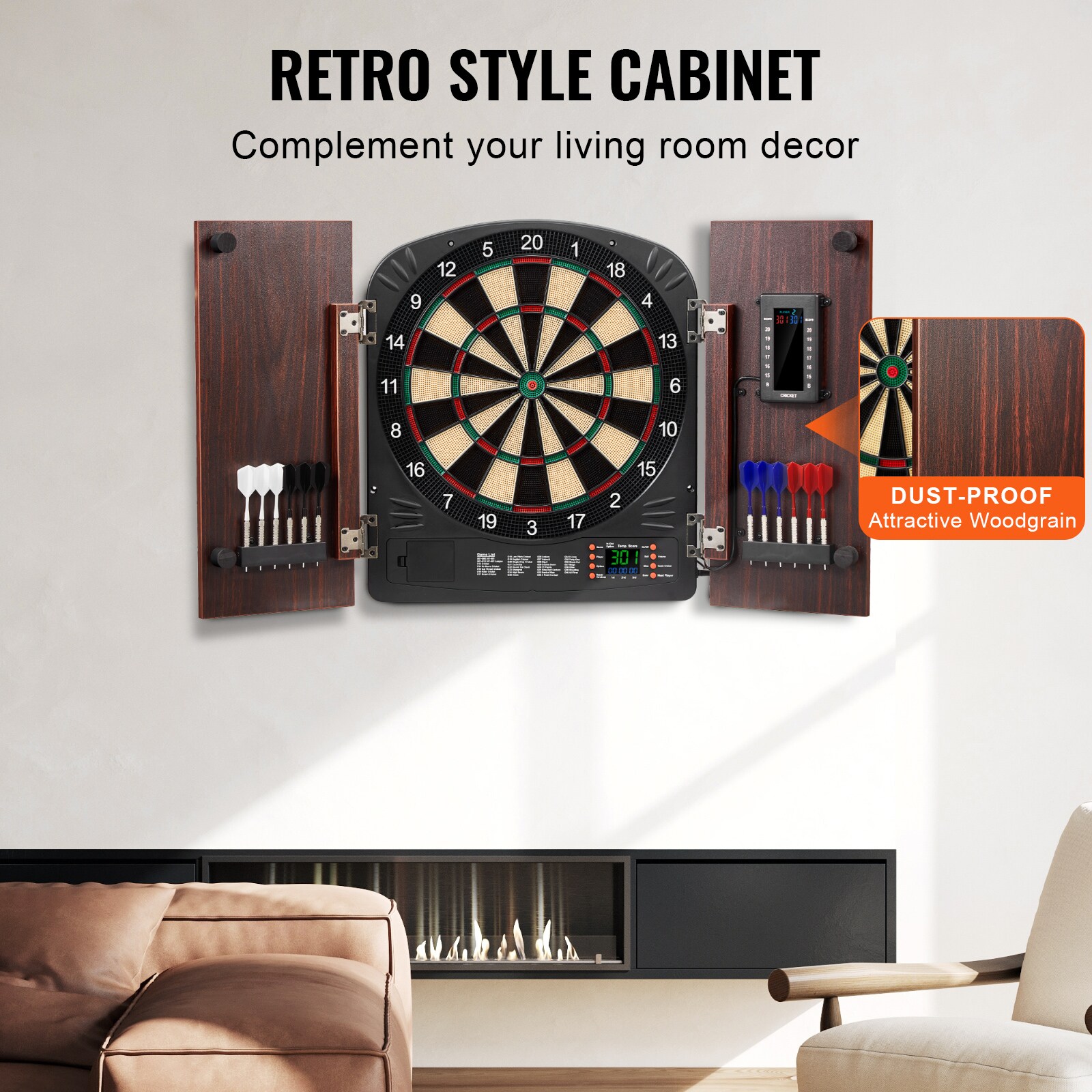 GIVIMO LW108GIVSS616 Dartboard-Cabinets - Thumbnail View #5