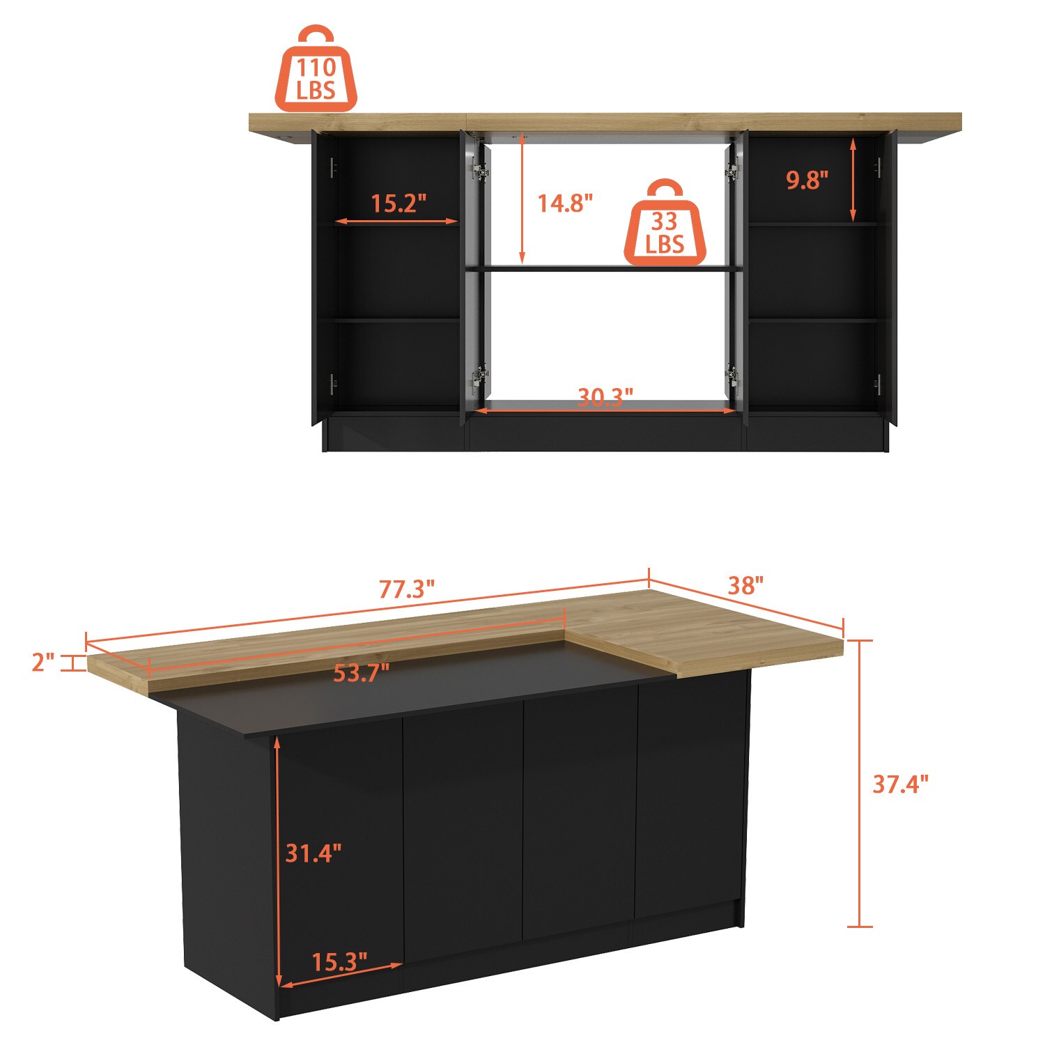FUFU&GAGA KF020454-01 Kitchen-Furniture - View #13