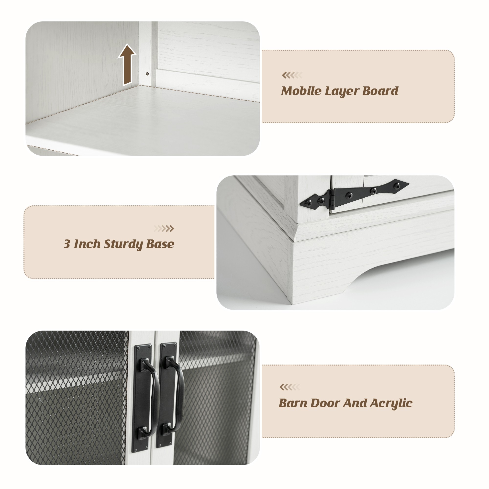 LTMATE LSAP022-WH End-Tables - View #6