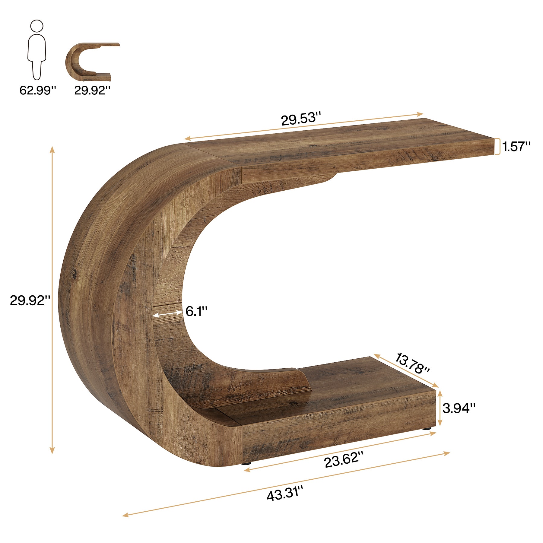 Fnova LWTJ-HL0117 Console-Sofa-Tables - View #5