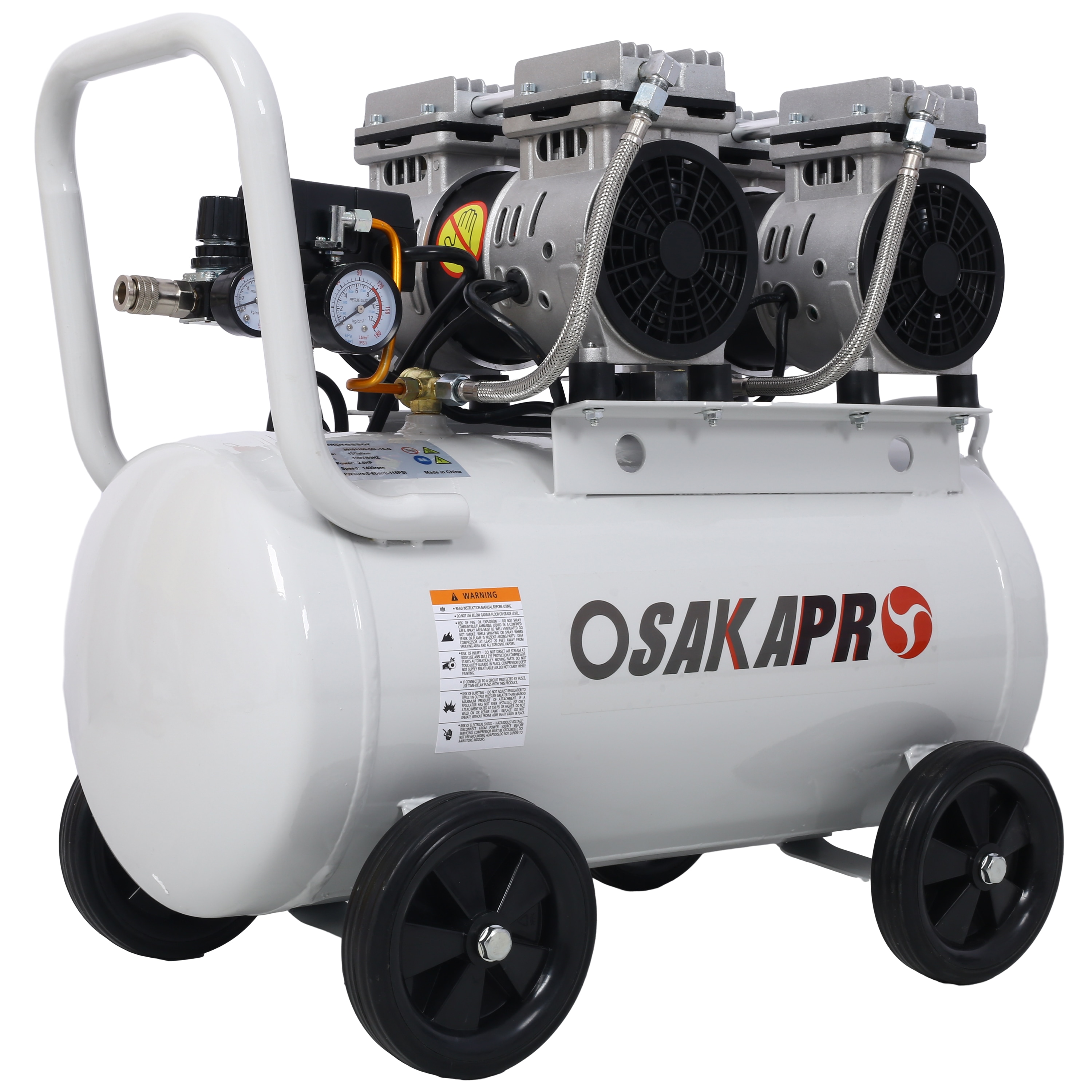 Wildaven PL1998032 13-Gallon Portable Electric 115 PSI Vertical Air Compressor with Accessories Included