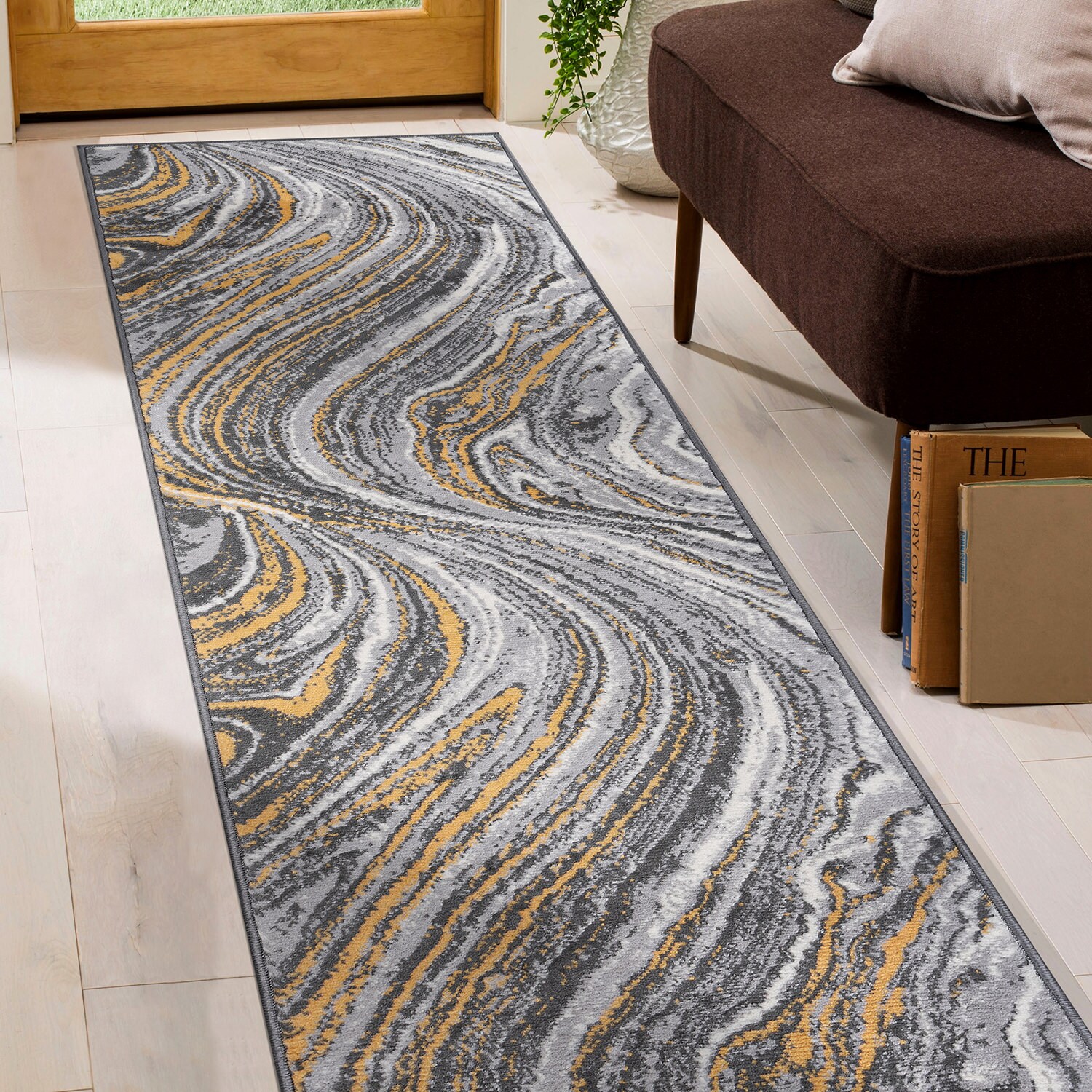 World Rug Gallery 2101YELLOW2X7 rugs - View #7