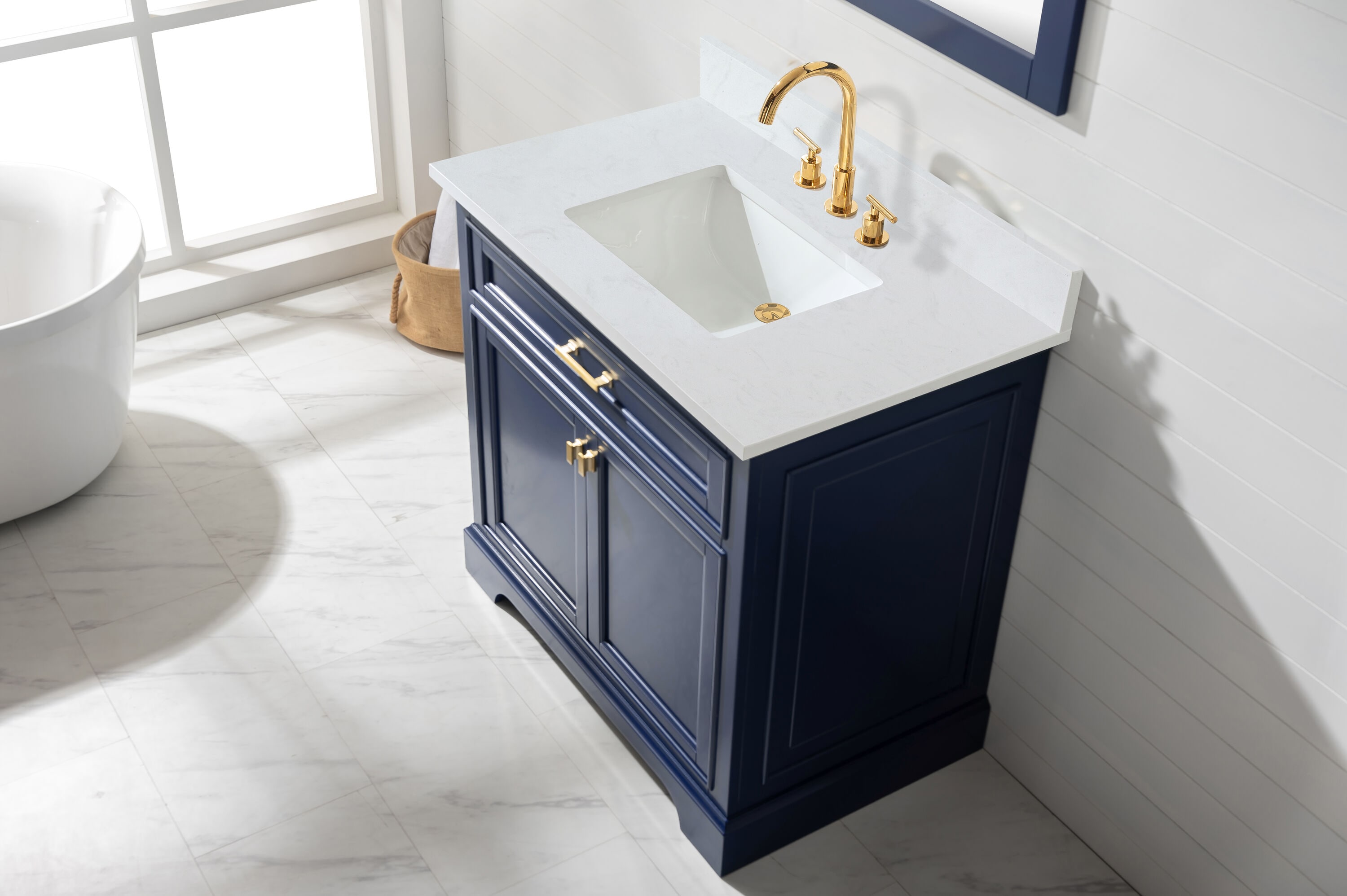 Design Element ML-36-BLU Bath-Vanity-Combo - View #4