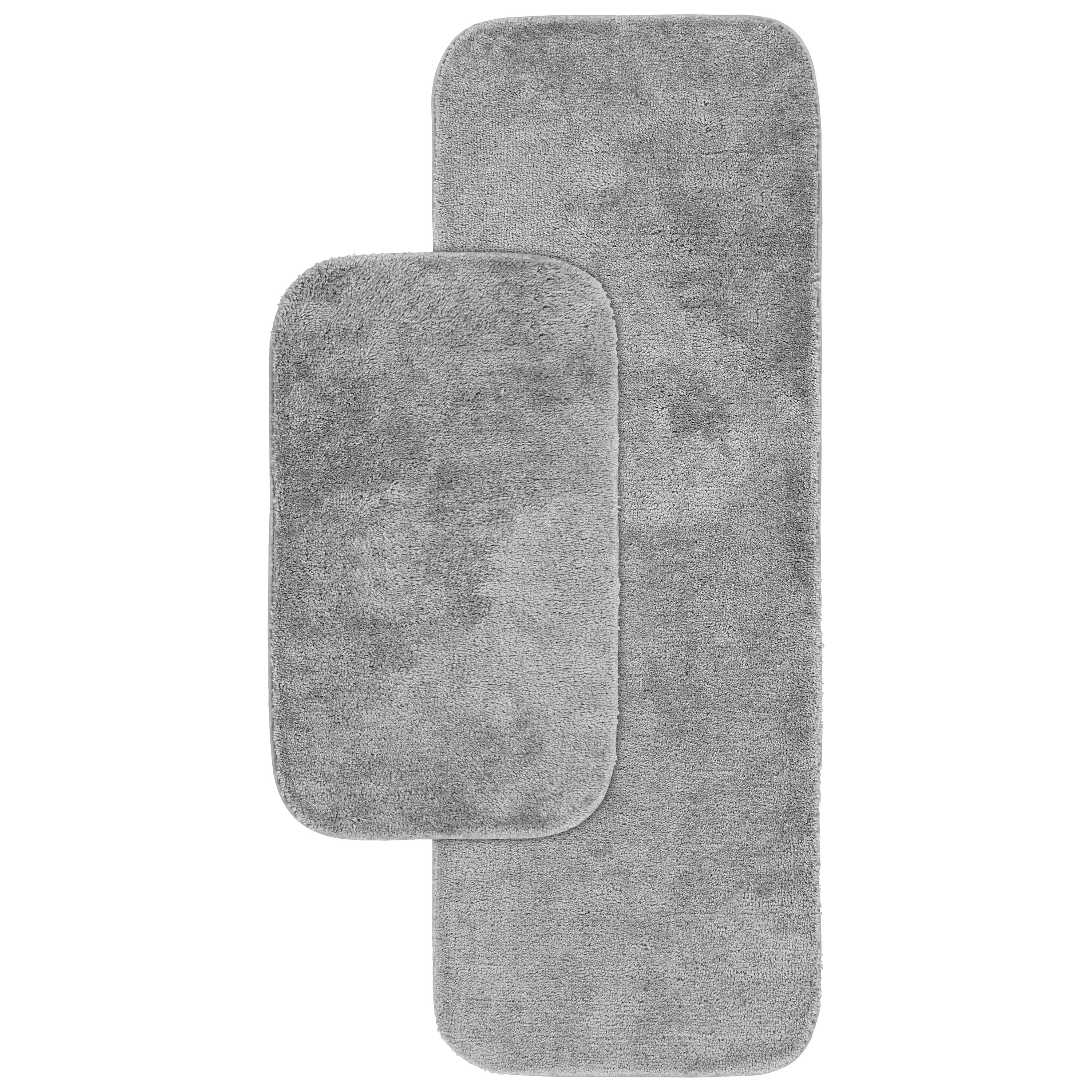 Solid Dark Grey Bath Mat