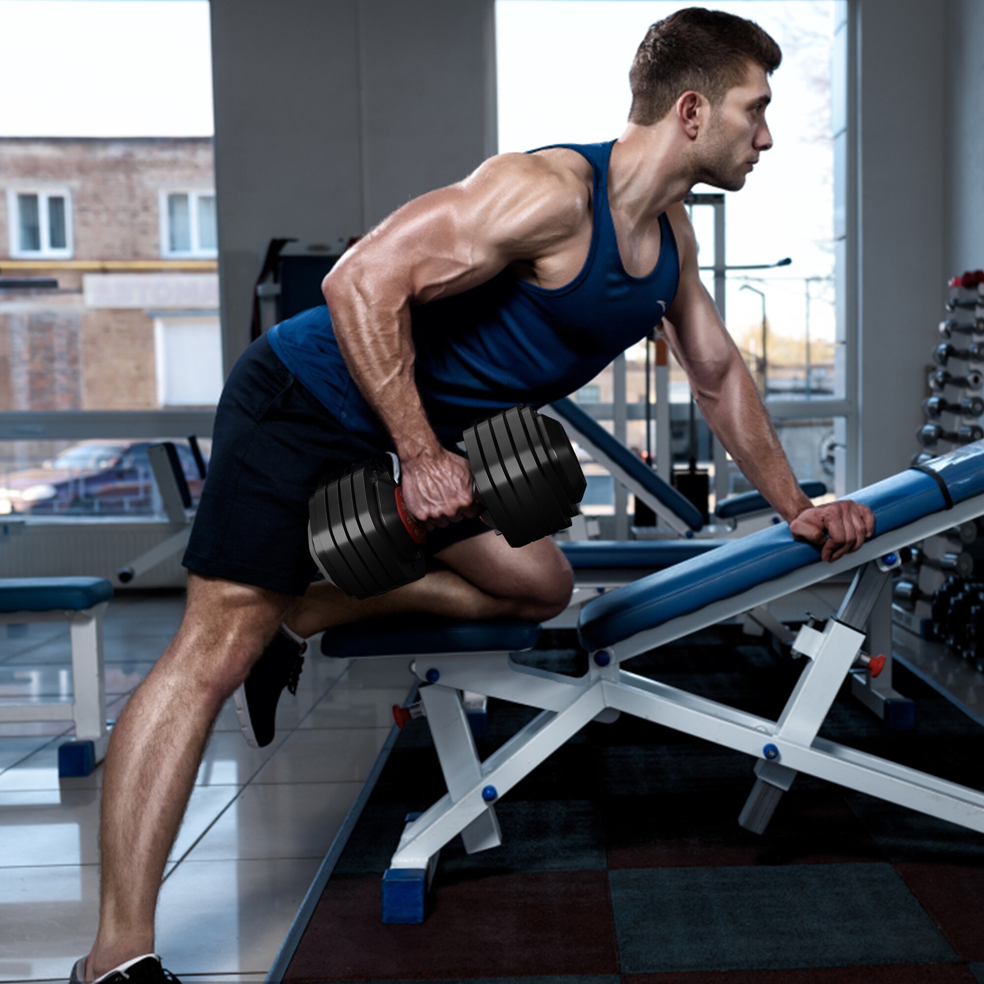 Flynama L-142900 dumbbells - View #2