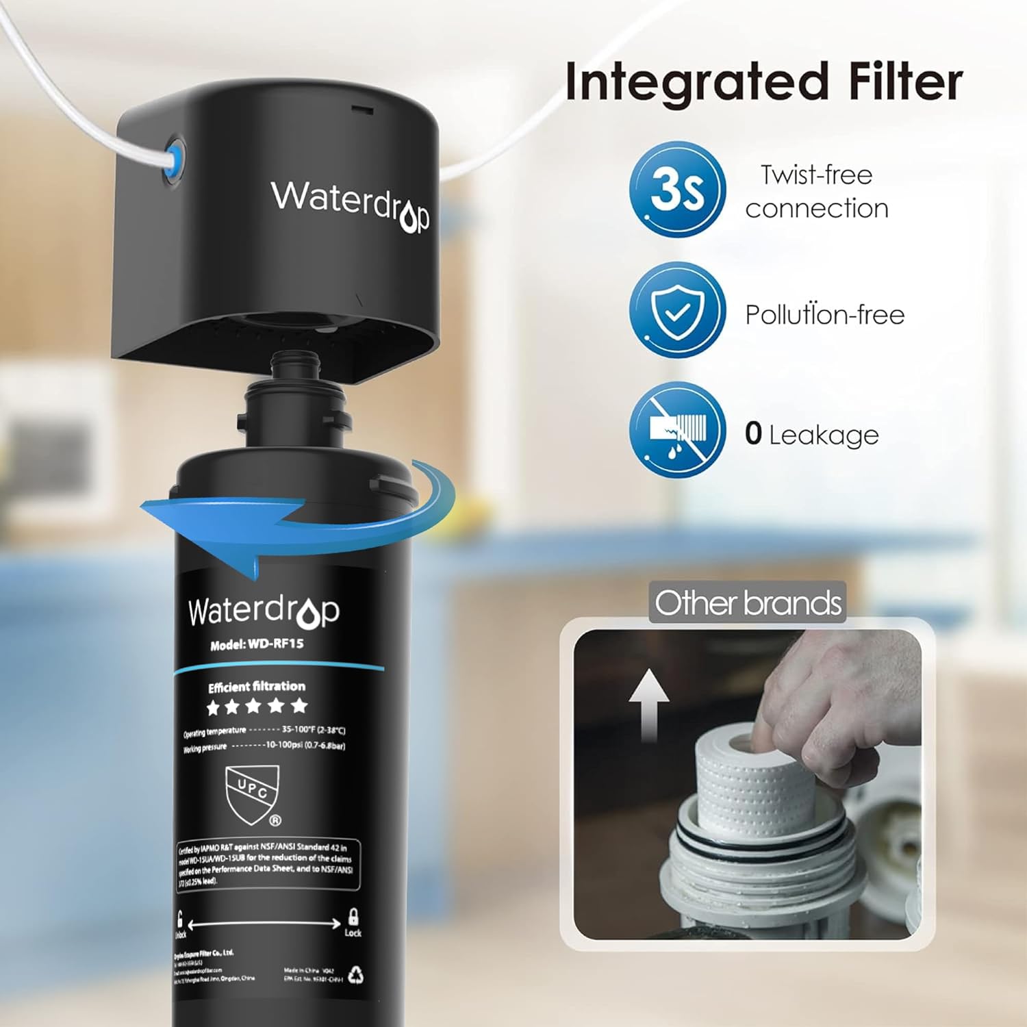 Waterdrop WD-15UB Under-Sink-Filtration-Systems - View #7