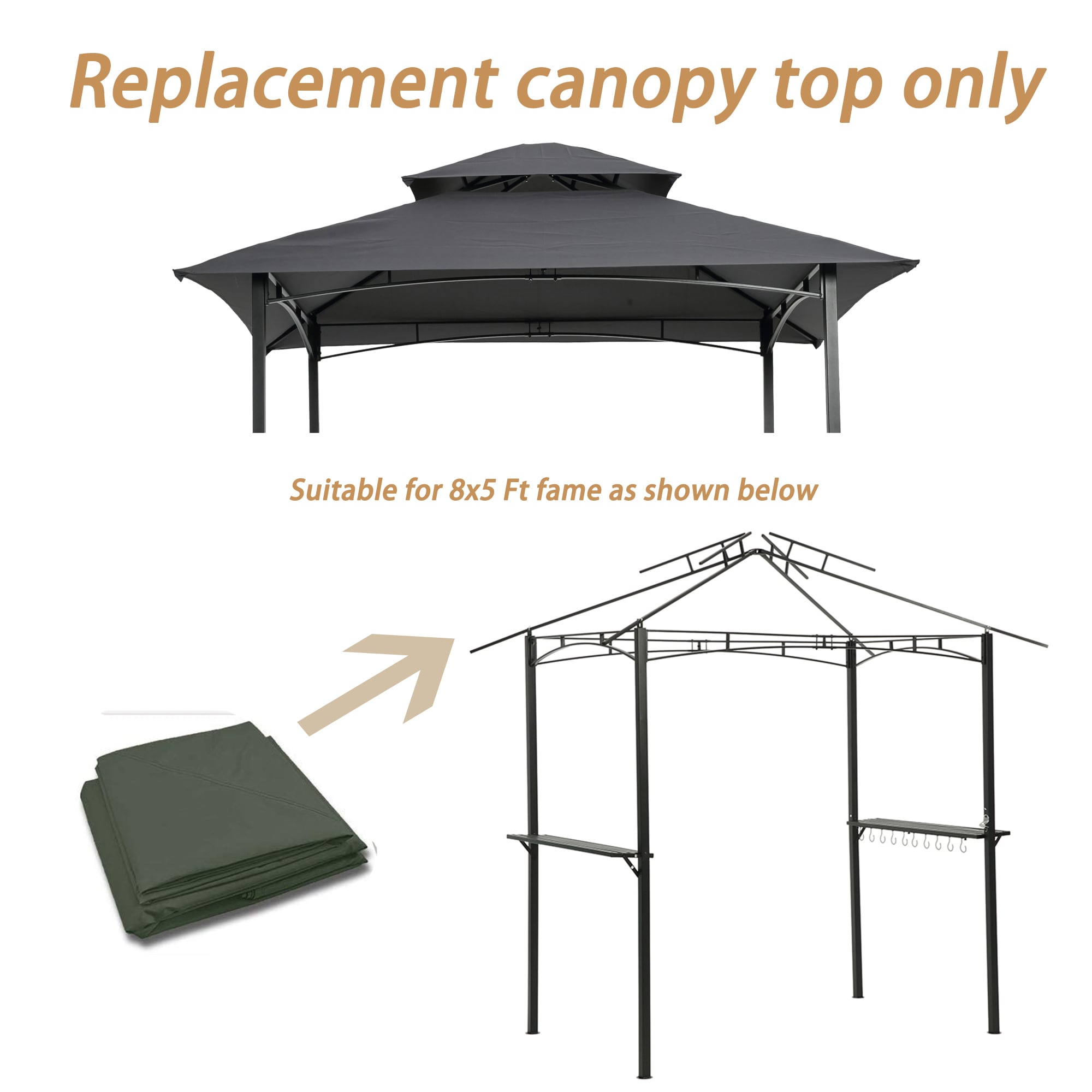 Mondawe LDG66PGY-BY895 Canopy-Parts-Acc - View #2