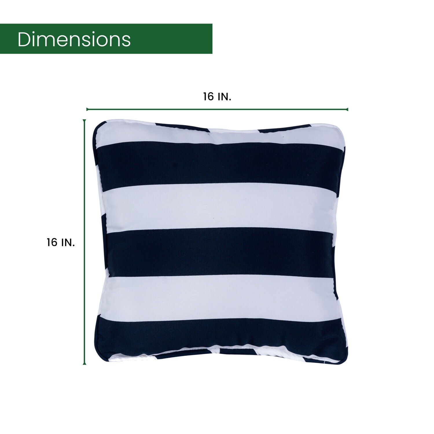 Hanover HANTPSTRP-NVY-2 Outdoor-Accent-Pillows - View #2