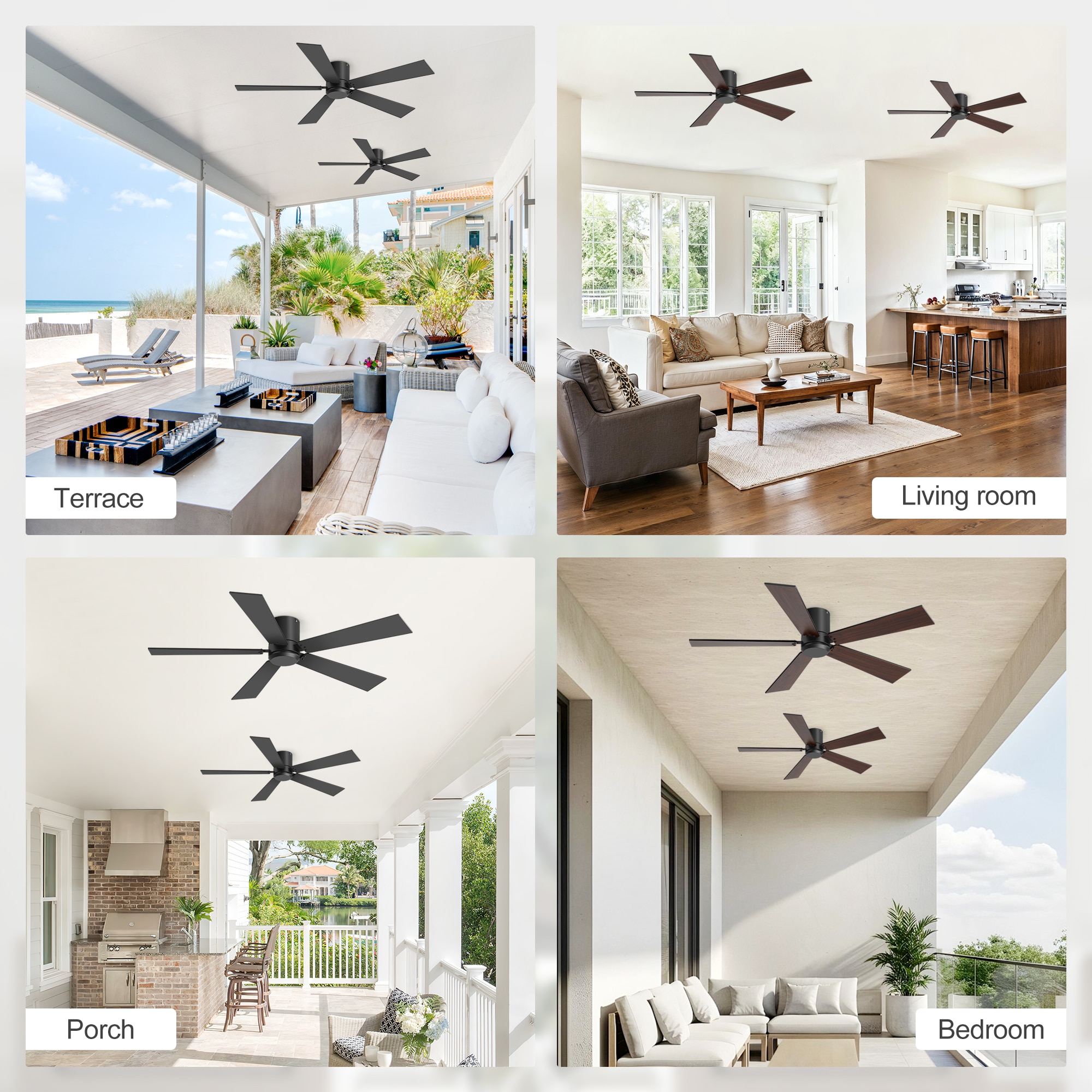 Airsurfer AS-35089-BK-NL-Z Ceiling-Fans - View #7