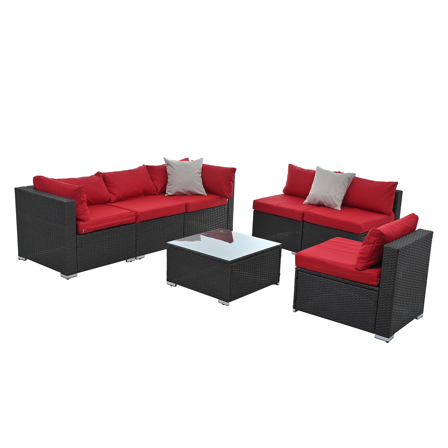 SINOFURN SYA010352BN Patio-Sofas-Daybeds - View #2