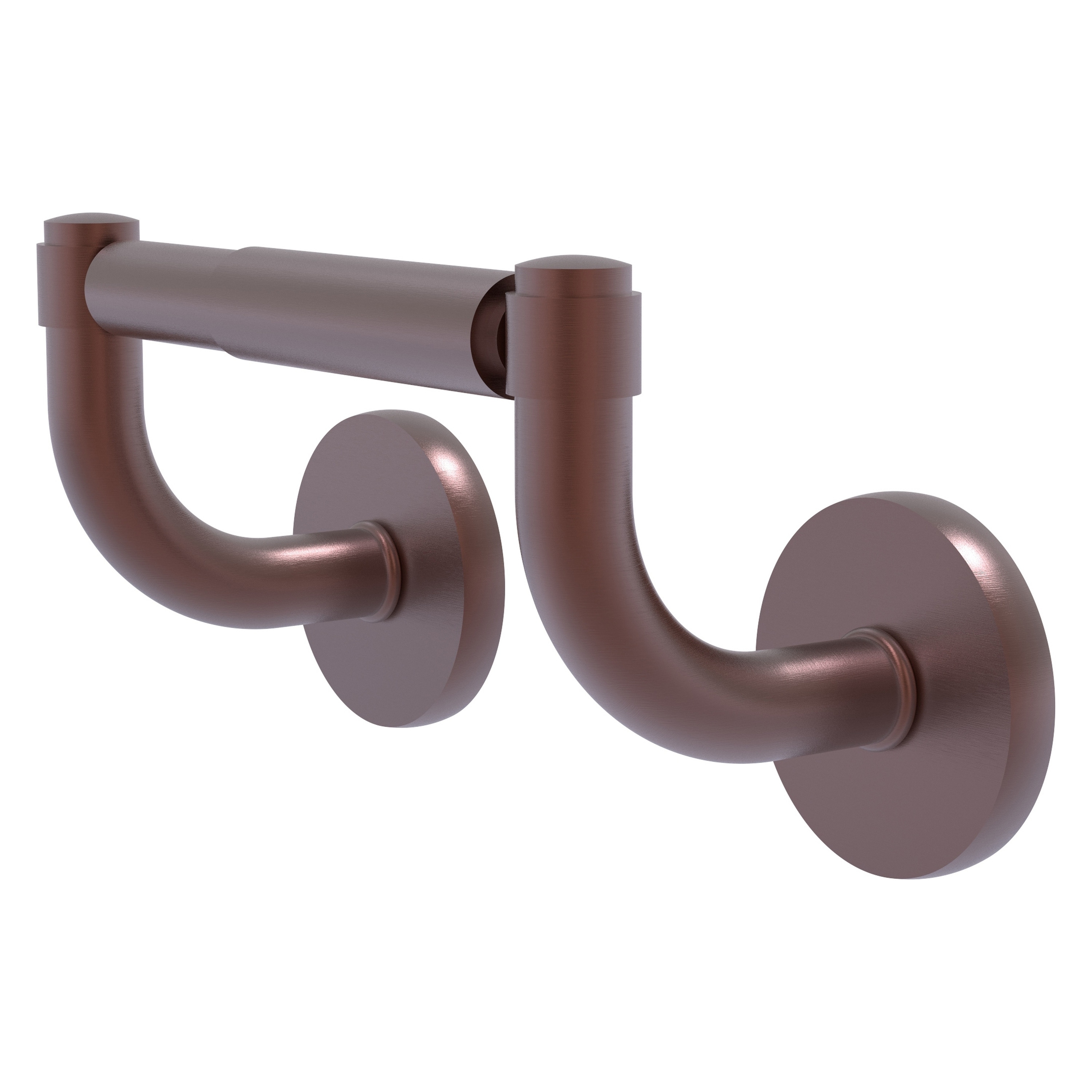 Allied Brass RM-24-CA Remi Antique Copper Wall mount Double post Toilet Paper Holder 1 -Rolls